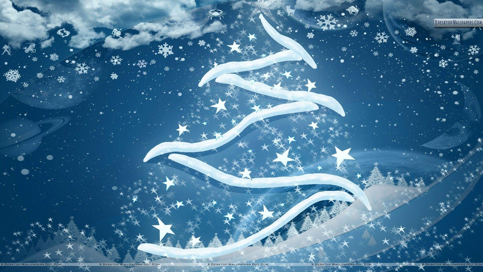 1920x1080 Ice & Stars In Sky Wallpaper