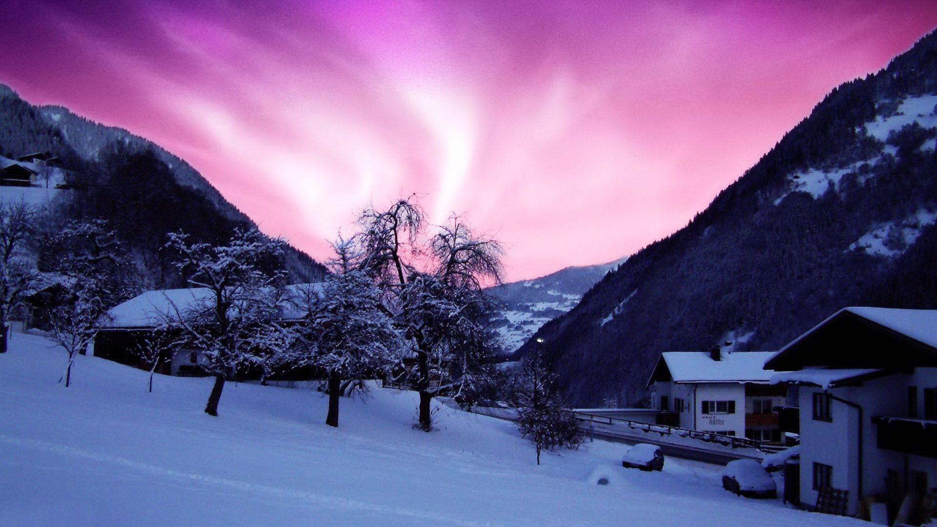 Pink Winter Wallpapers - Top Free Pink Winter Backgrounds - WallpaperAccess