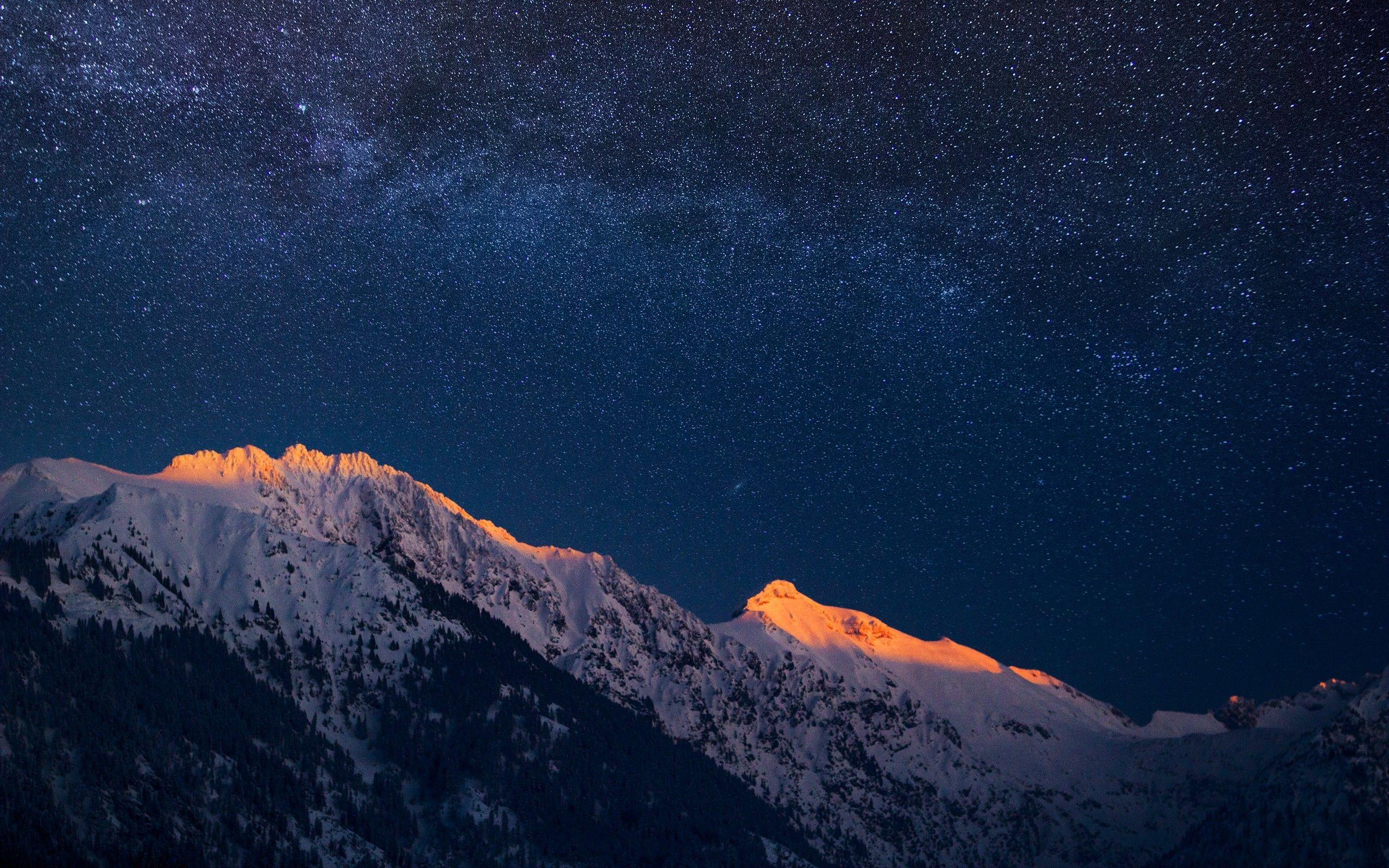 2560x1600 HD Wallpaper Night Sky