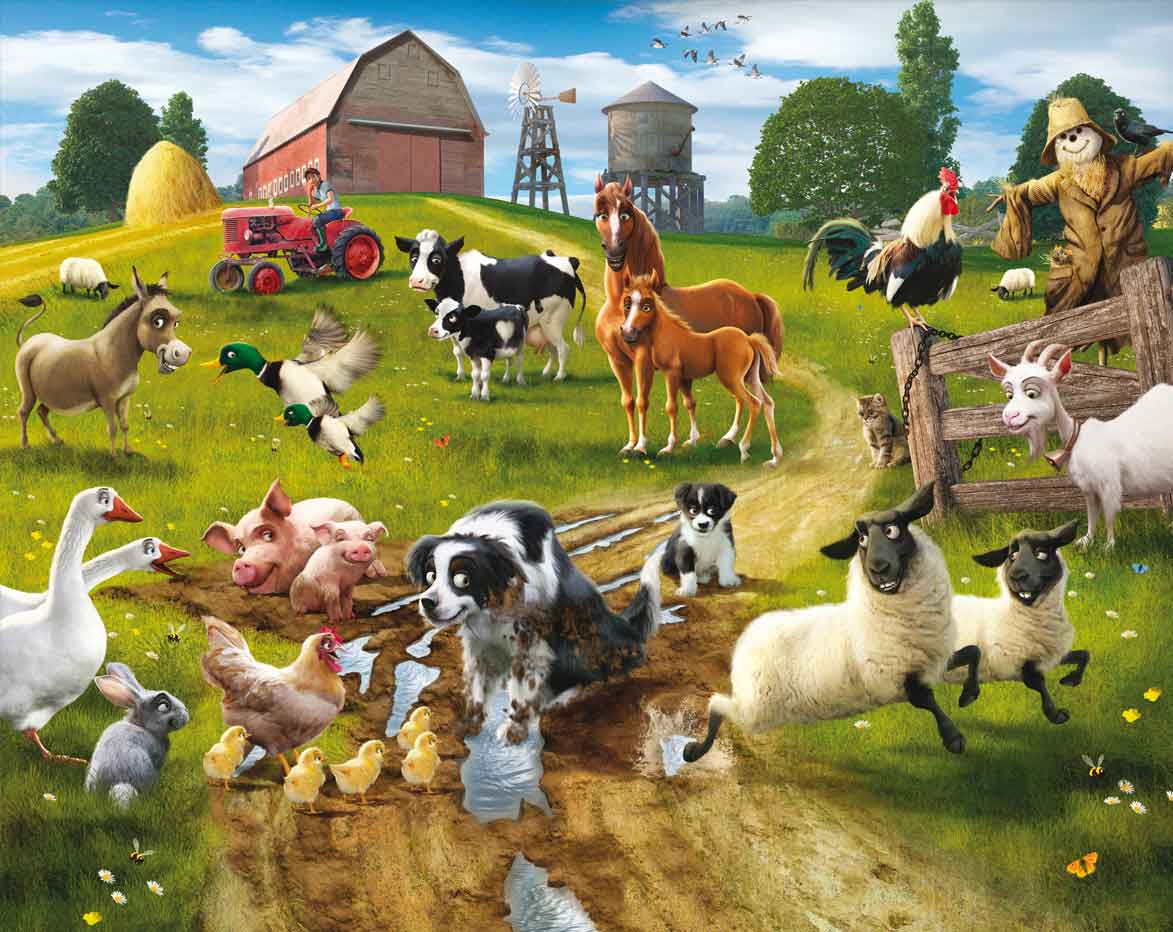 1173x932 Farm Animals Wallpaper (30 + Background Picture)