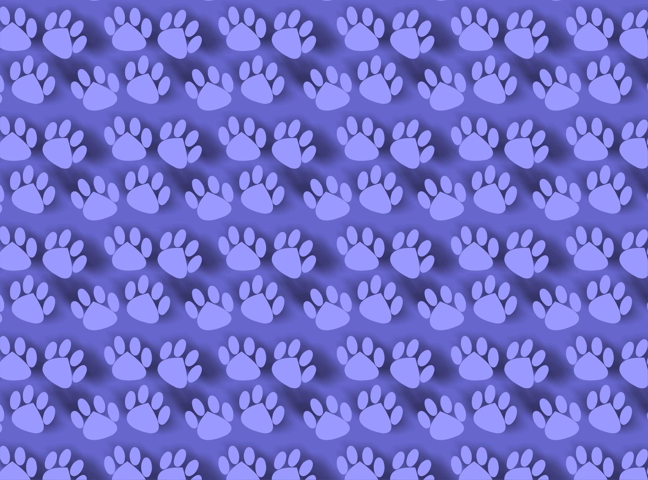 2196x1628 Purple paw print HD wallpaper