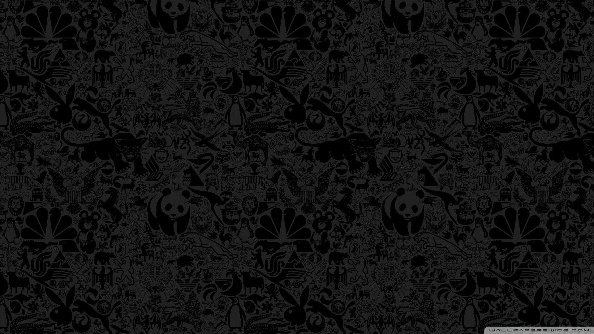 1920x1080 Black Snake Skin Wallpaper