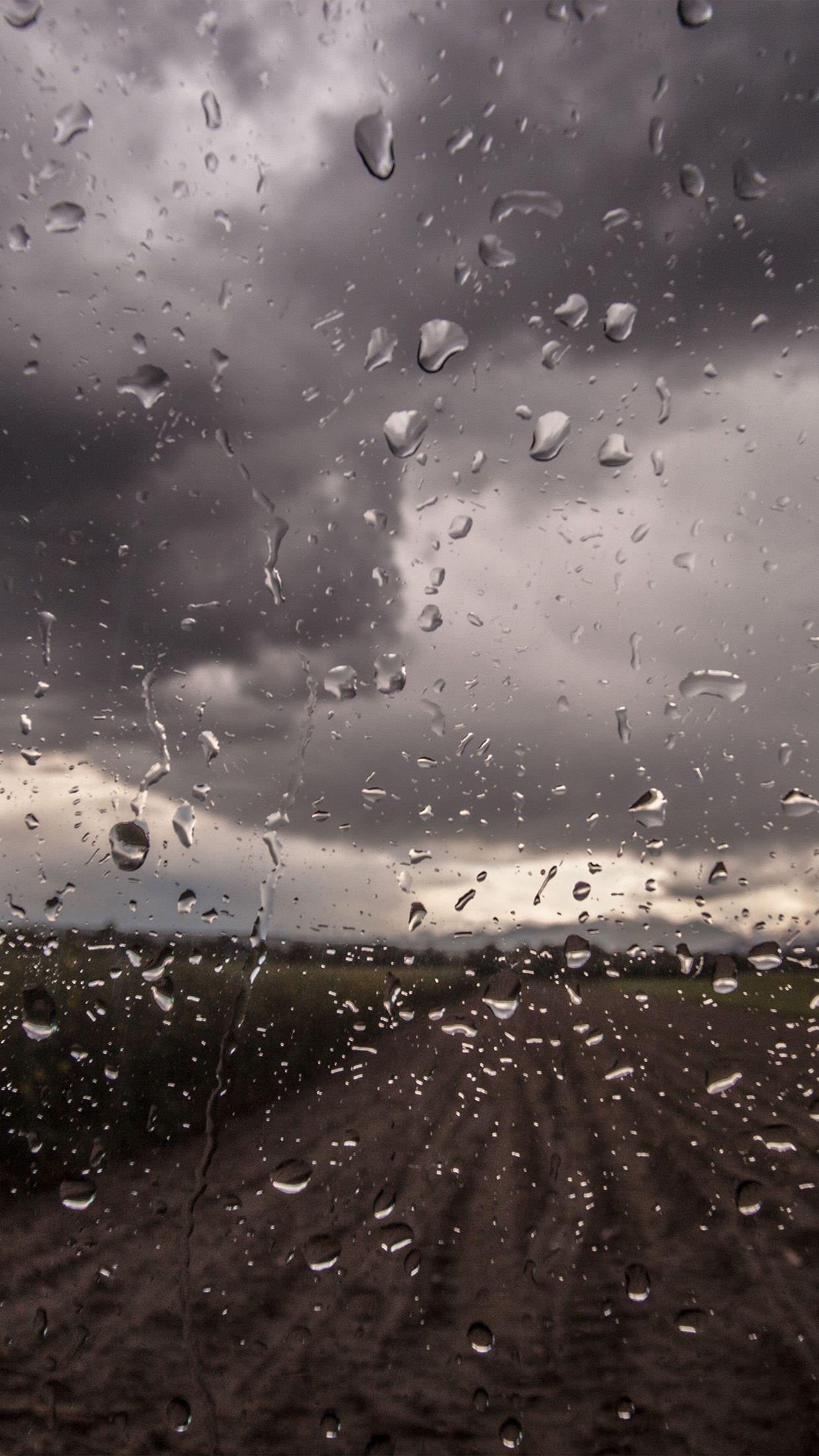 1242x2208 iPhone 6 Wallpaper window nature water drop road
