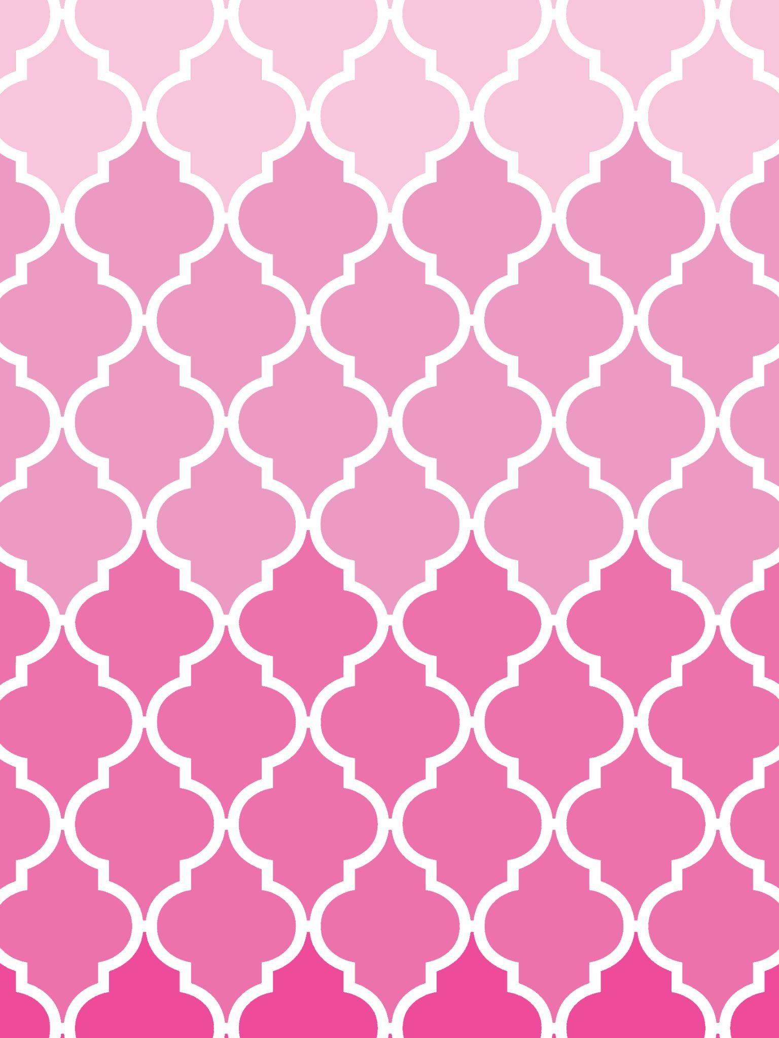 1536x2048 Pink and white wallpaper