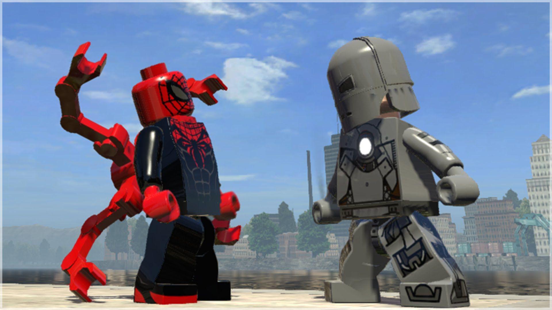 1920x1080 Lego Spiderman Wallpaper