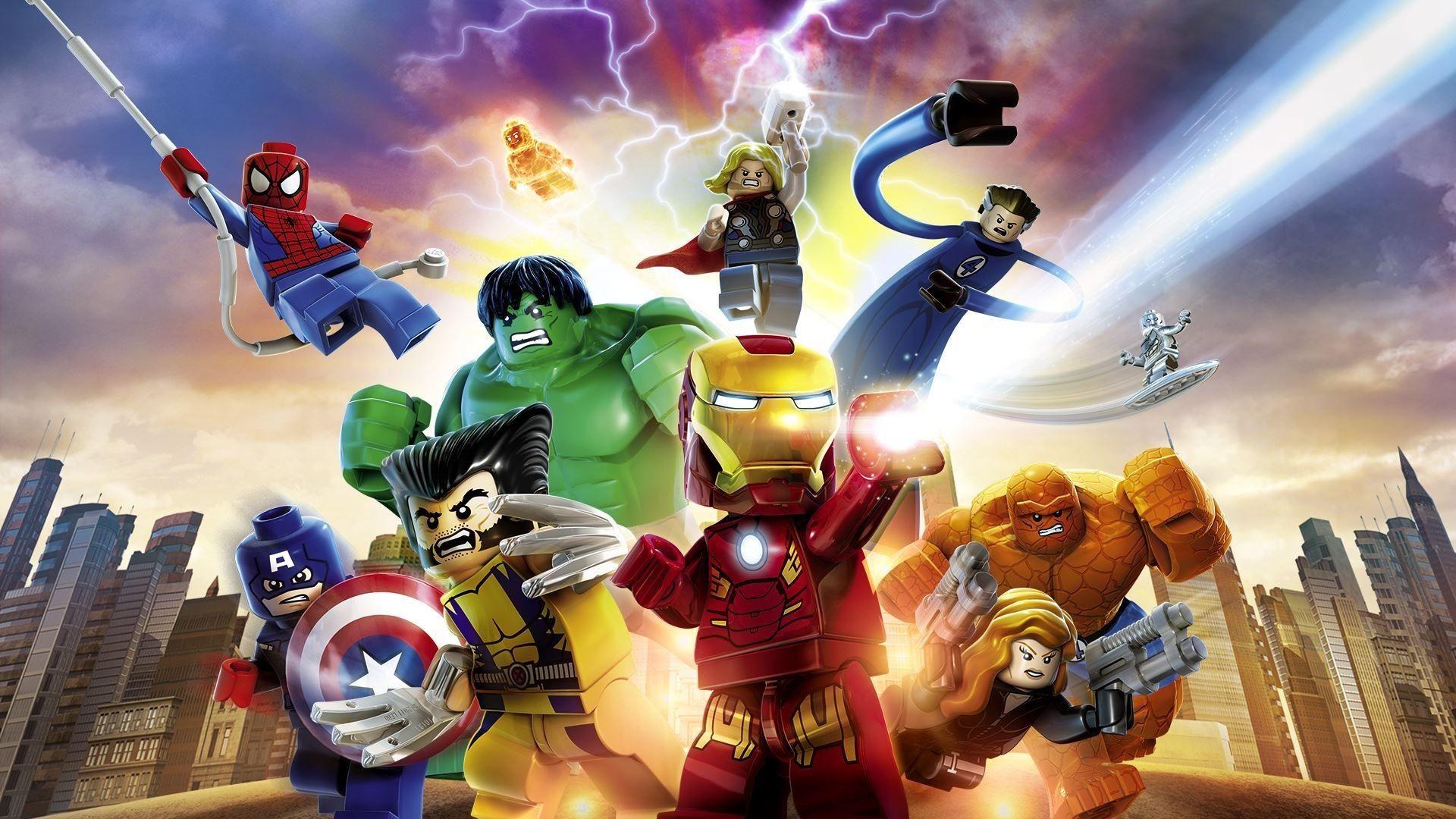 1920x1080 Lego Superheroes Wallpaper