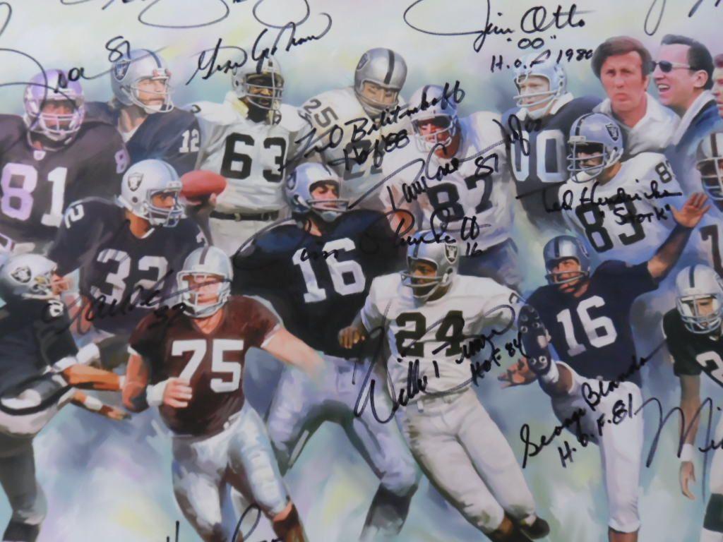 1024x768 Coach's Corner Raiders LEGENDS Autographed Certified
