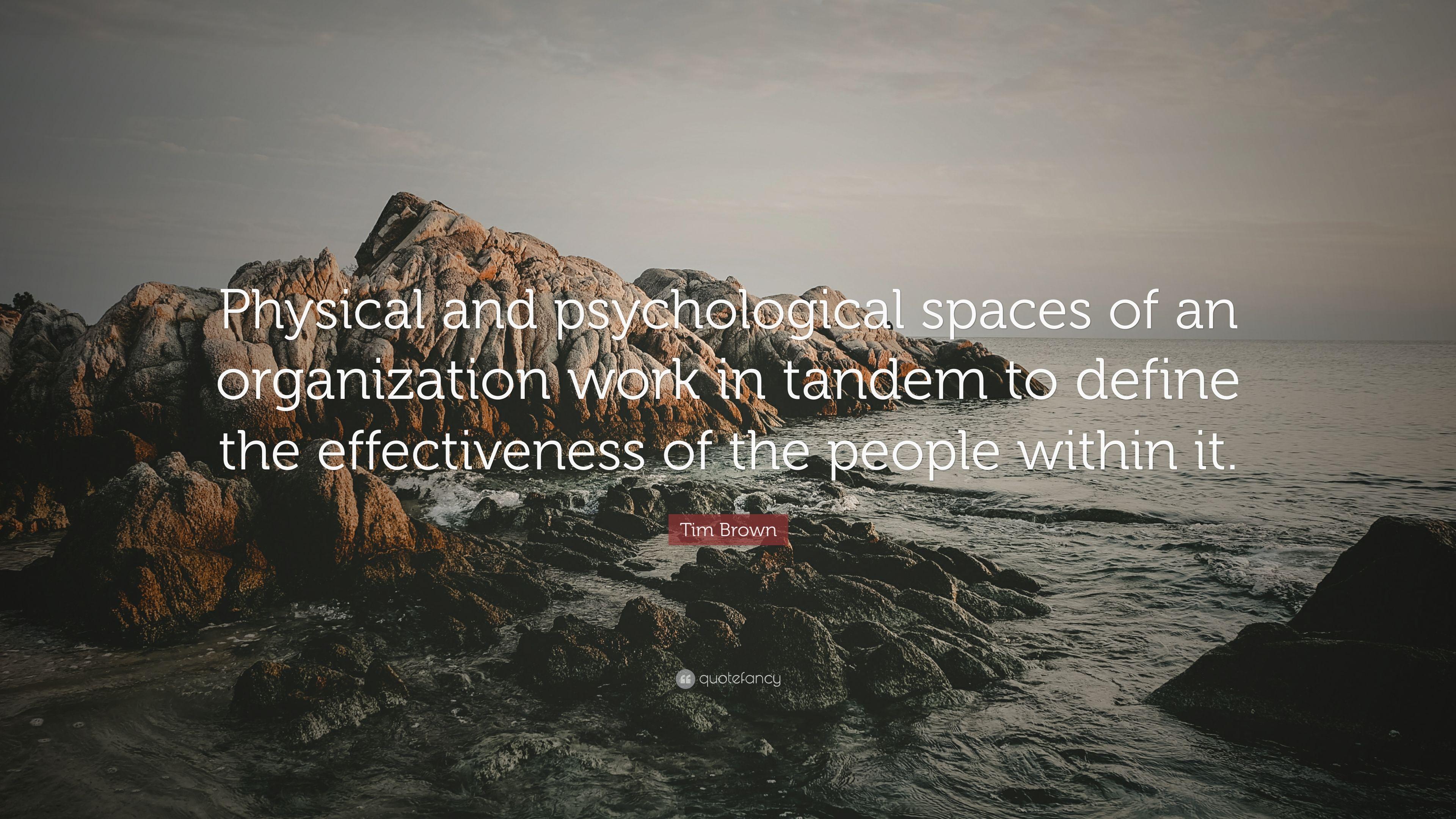 3840x2160 Tim Brown Quote: “Physical and psychological spaces of an