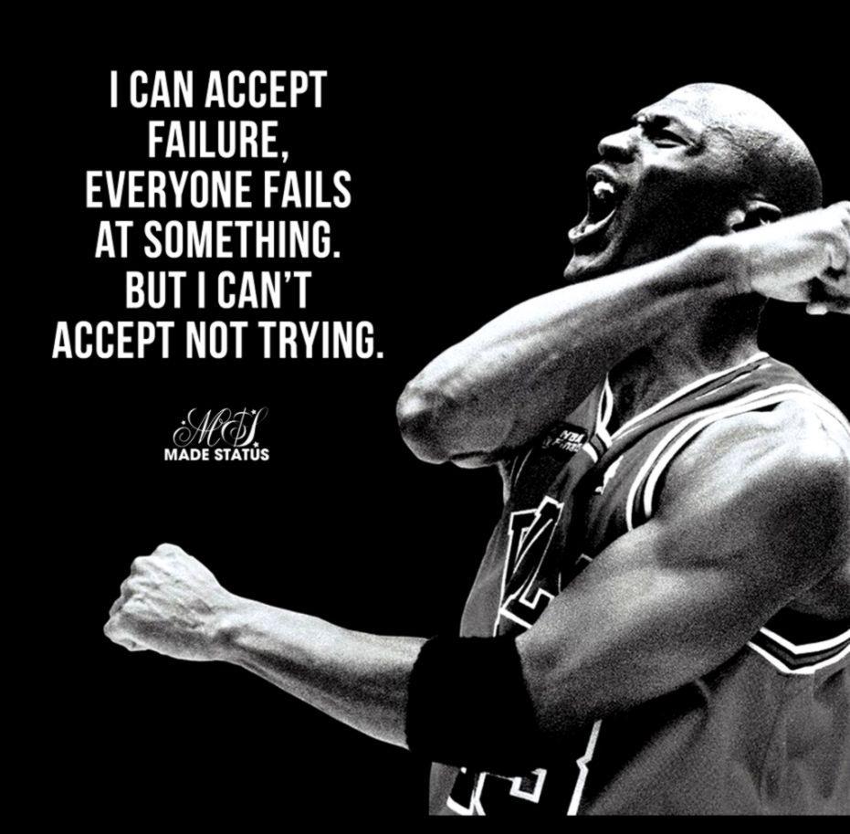 Motivational Phone Wallpaper  Michael Jordan Success Quote  Success quotes  Free motivational quotes Work quotes