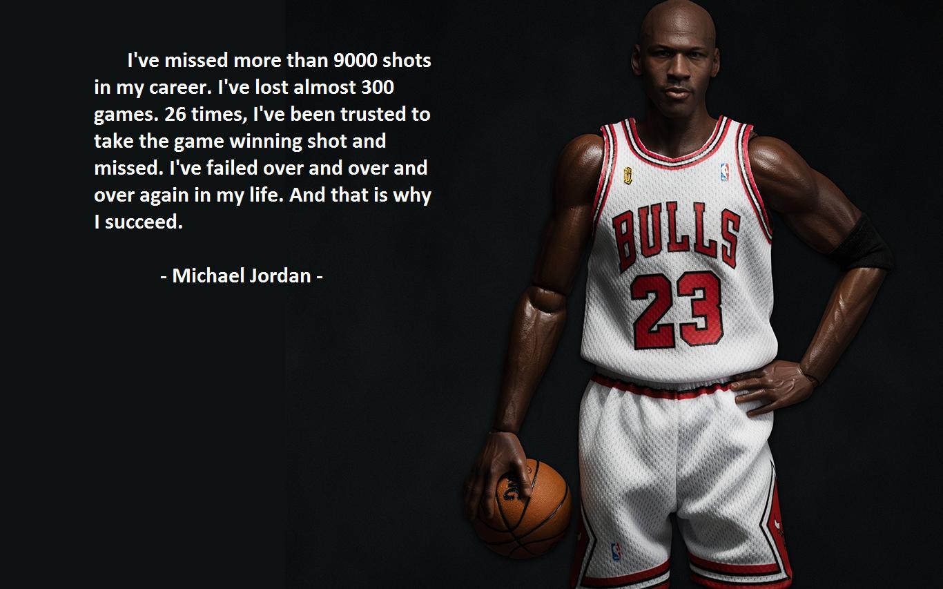 1366x853 Free download Michael Jordan motivational quote Wallpaper