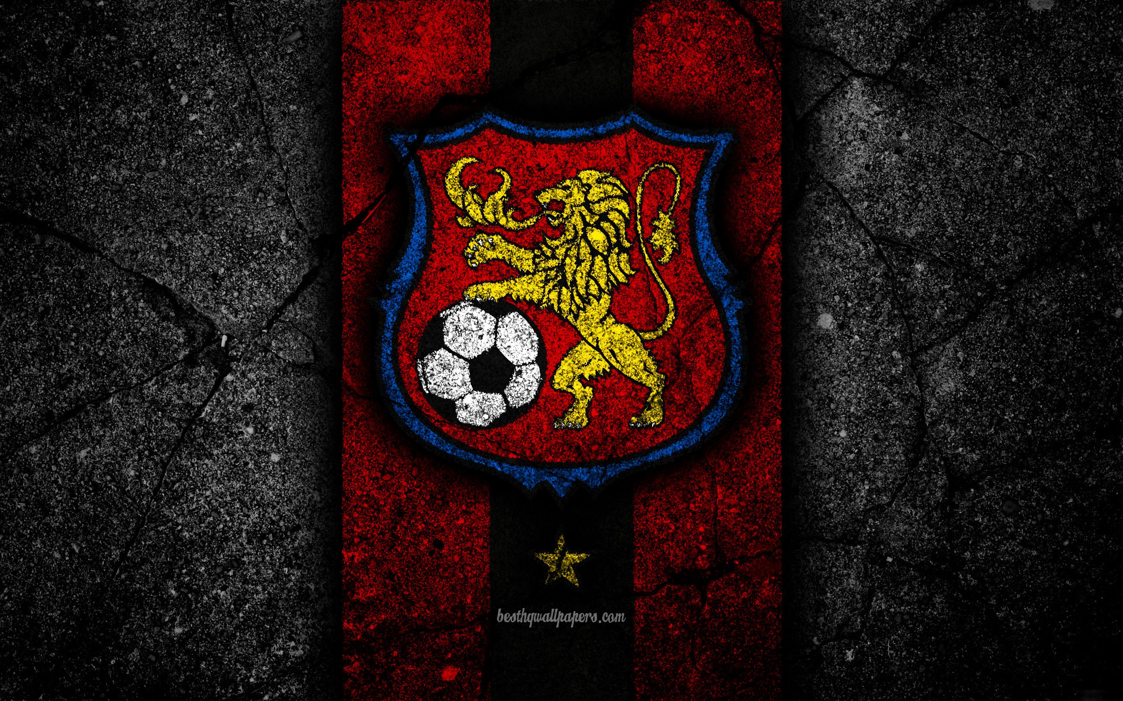 3840x2400 Download wallpaper 4k, FC Caracas, logo, La Liga FutVe