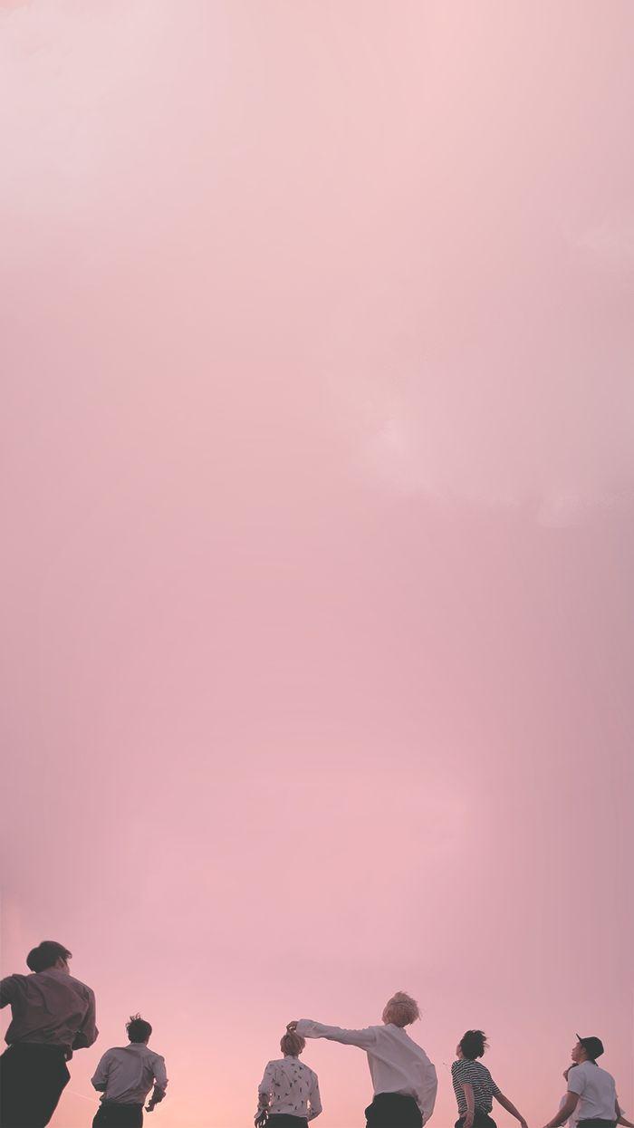 Pink Background Bts gambar ke 1
