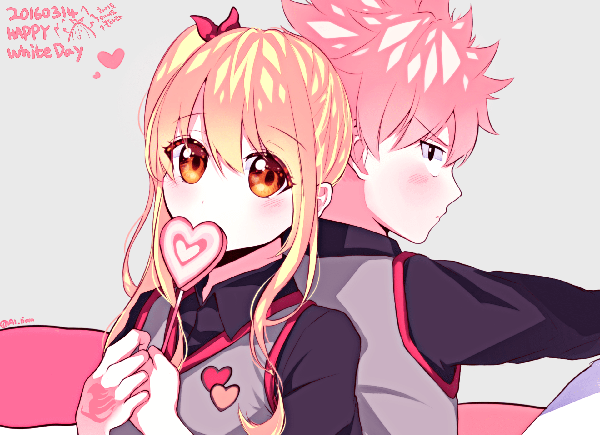 1920x1392 Anime Fairy Tail Lucy Heartfilia Natsu Dragneel Wallpaper
