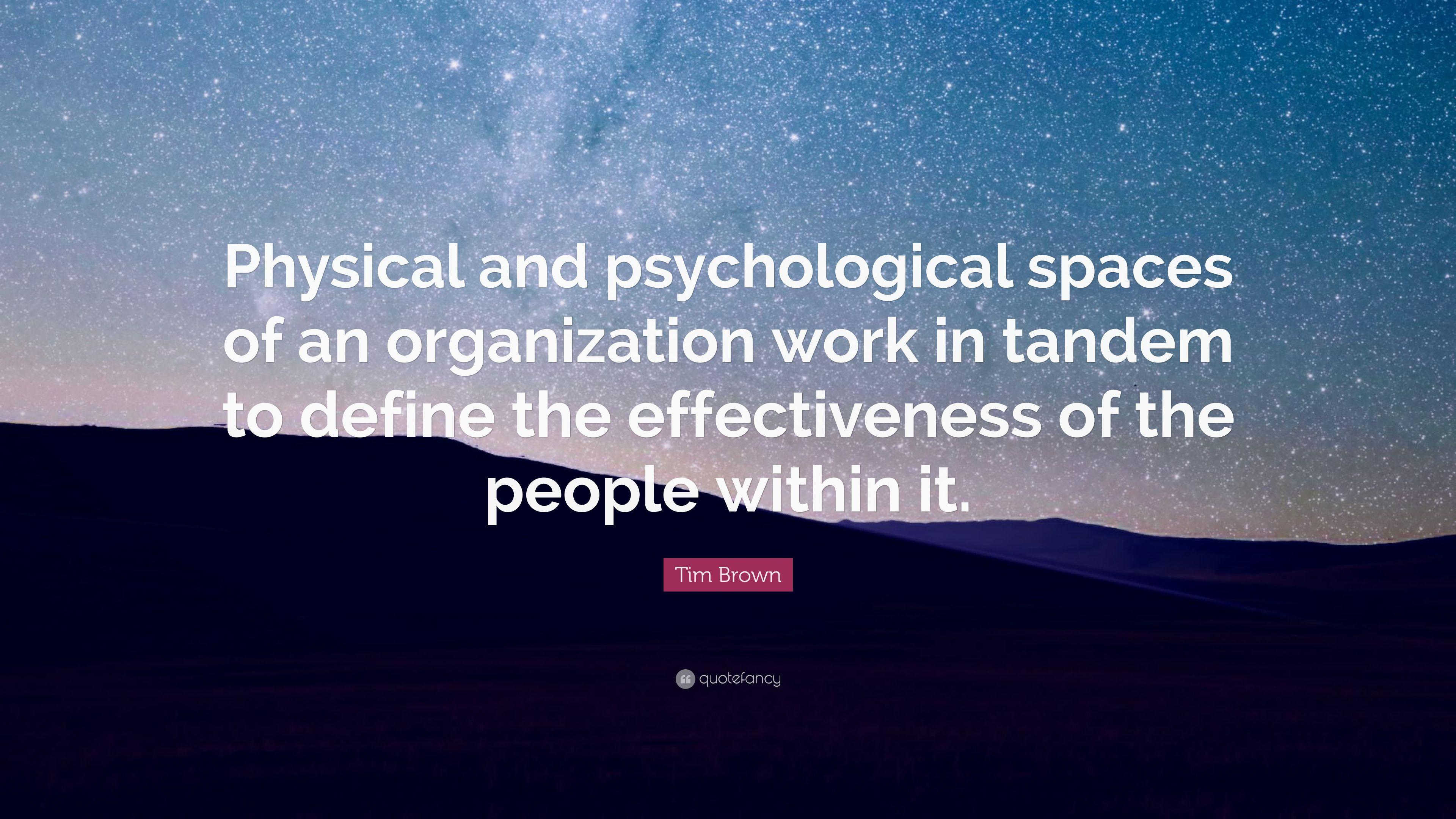 3840x2160 Tim Brown Quote: “Physical and psychological spaces of an