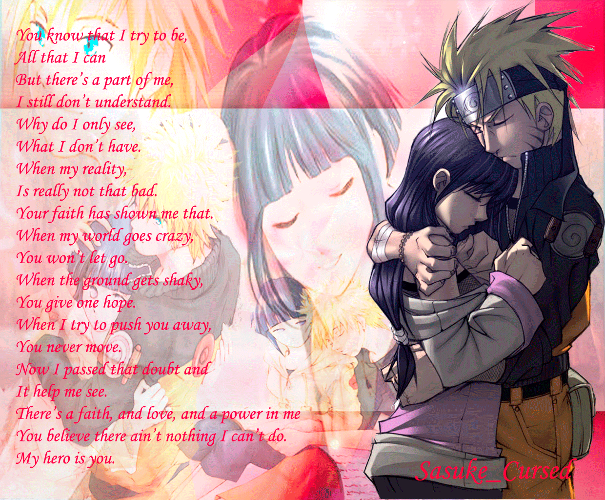 1240x1024 Naruto Love Hinata Wallpaper