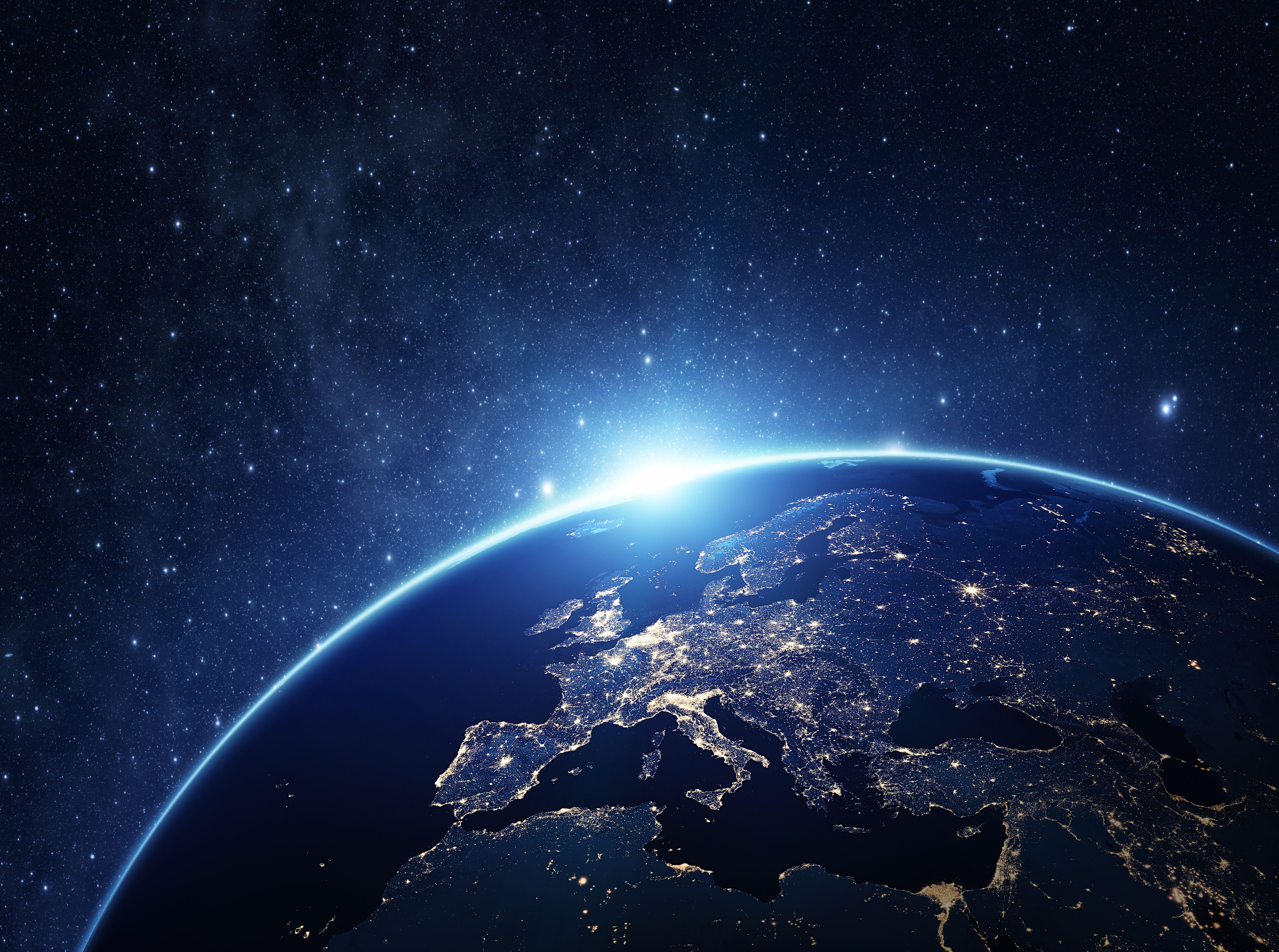 HD wallpaper Earth From Space Europe  Wallpaper Flare