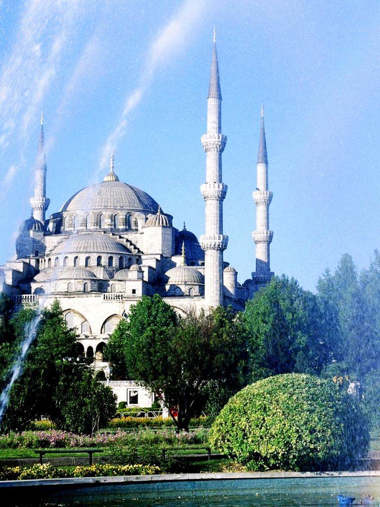768x1024 Free download Islamic Architecture HD Mosque Wallpaper