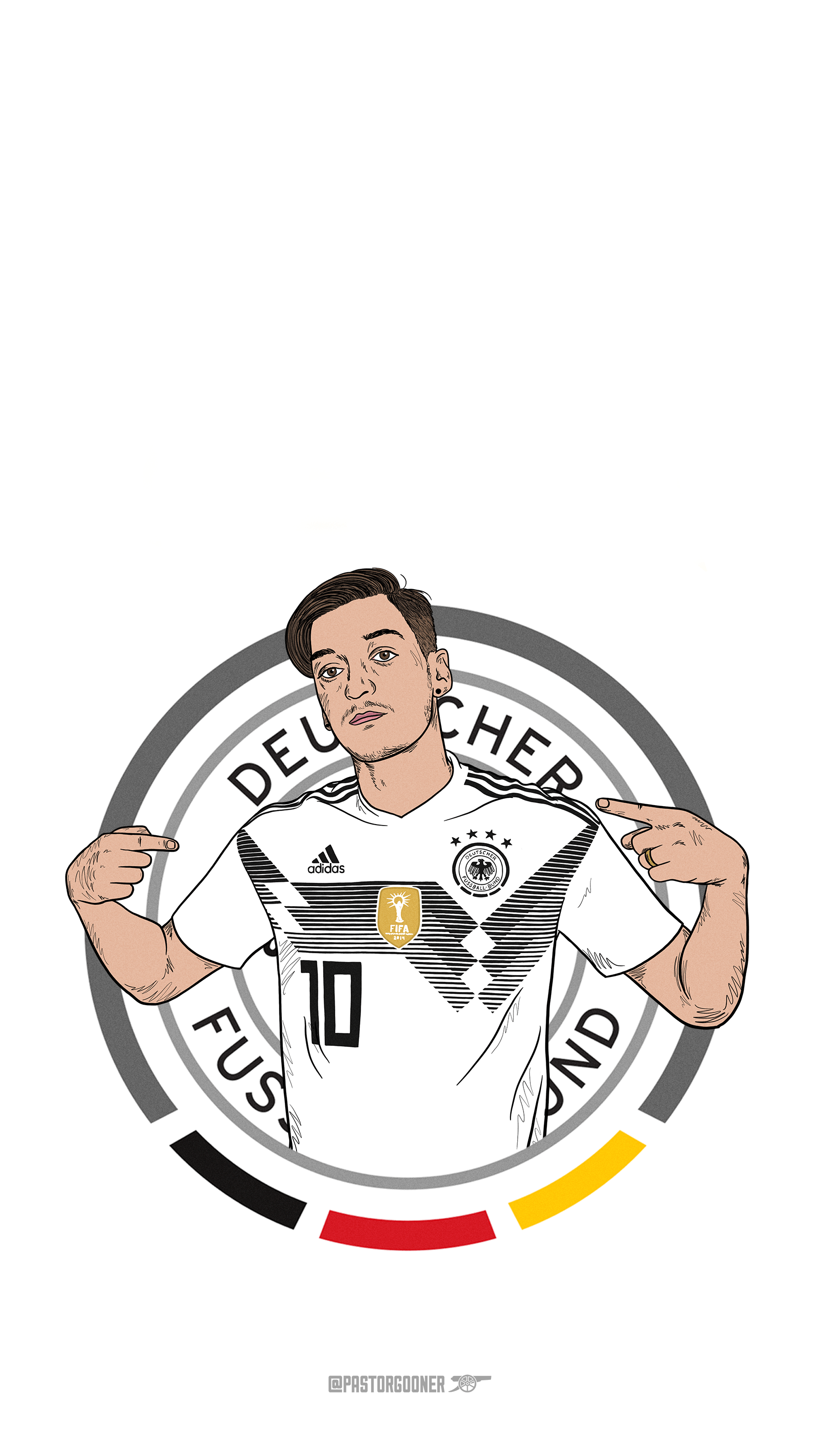 1688x3000 Mesut Özil Wallpaper
