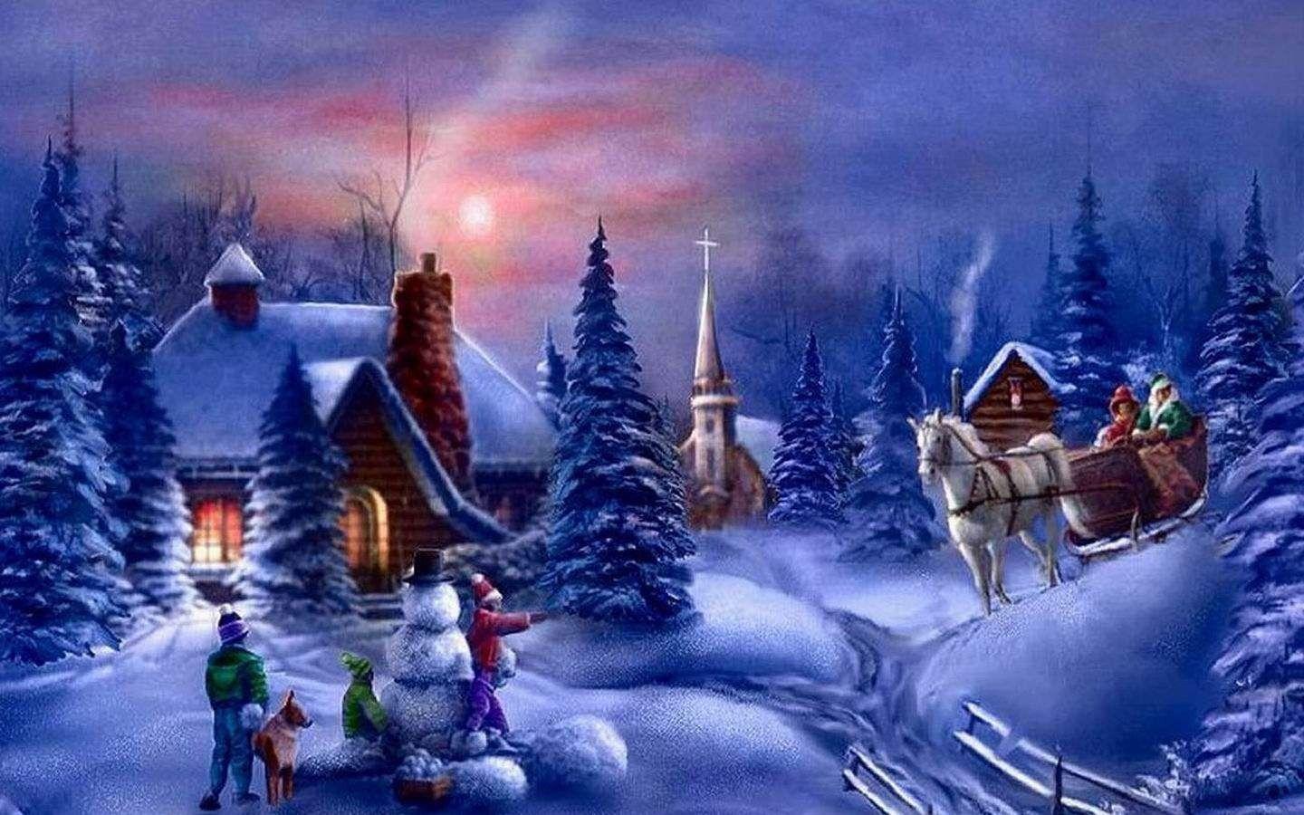 1440x900 Impressive Christmas Wallpaper For Desk