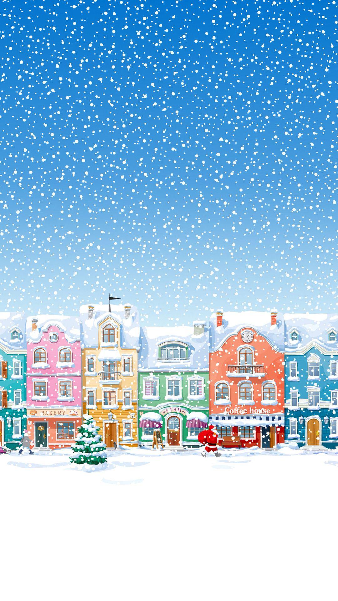 1080x1920 Peanuts Christmas Wallpaper
