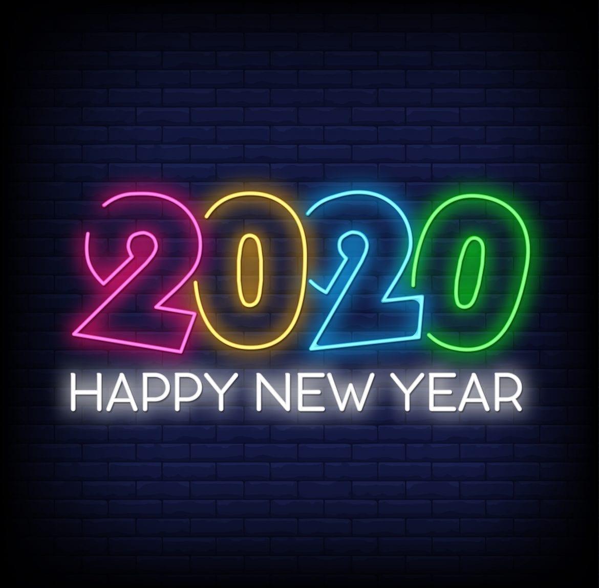 Hình nền 1170x1149 Chúc mừng năm mới 2020. Hình nền HD [2020)
