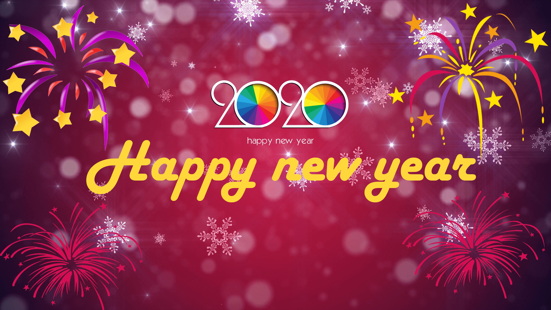 1920x1080 New Year 2020 HD Wallpaper. Background Imagex1080