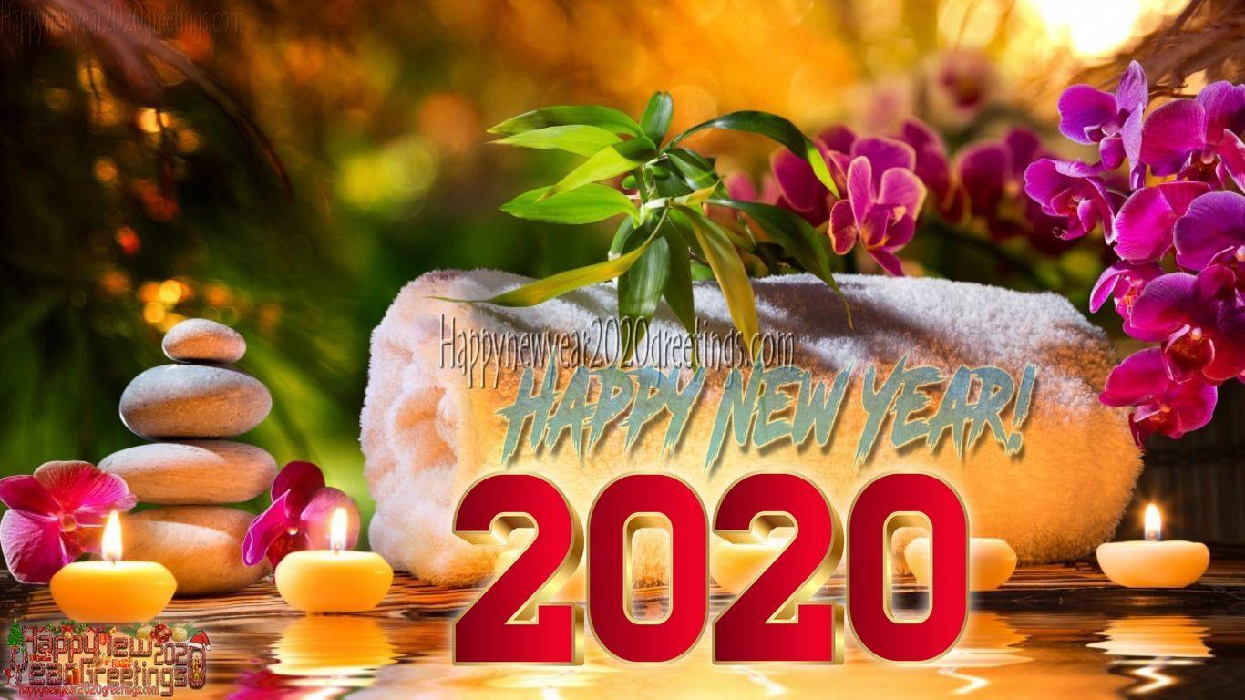 1366x768 Happy New Year 2020 3D Image Download New Year 3D HD