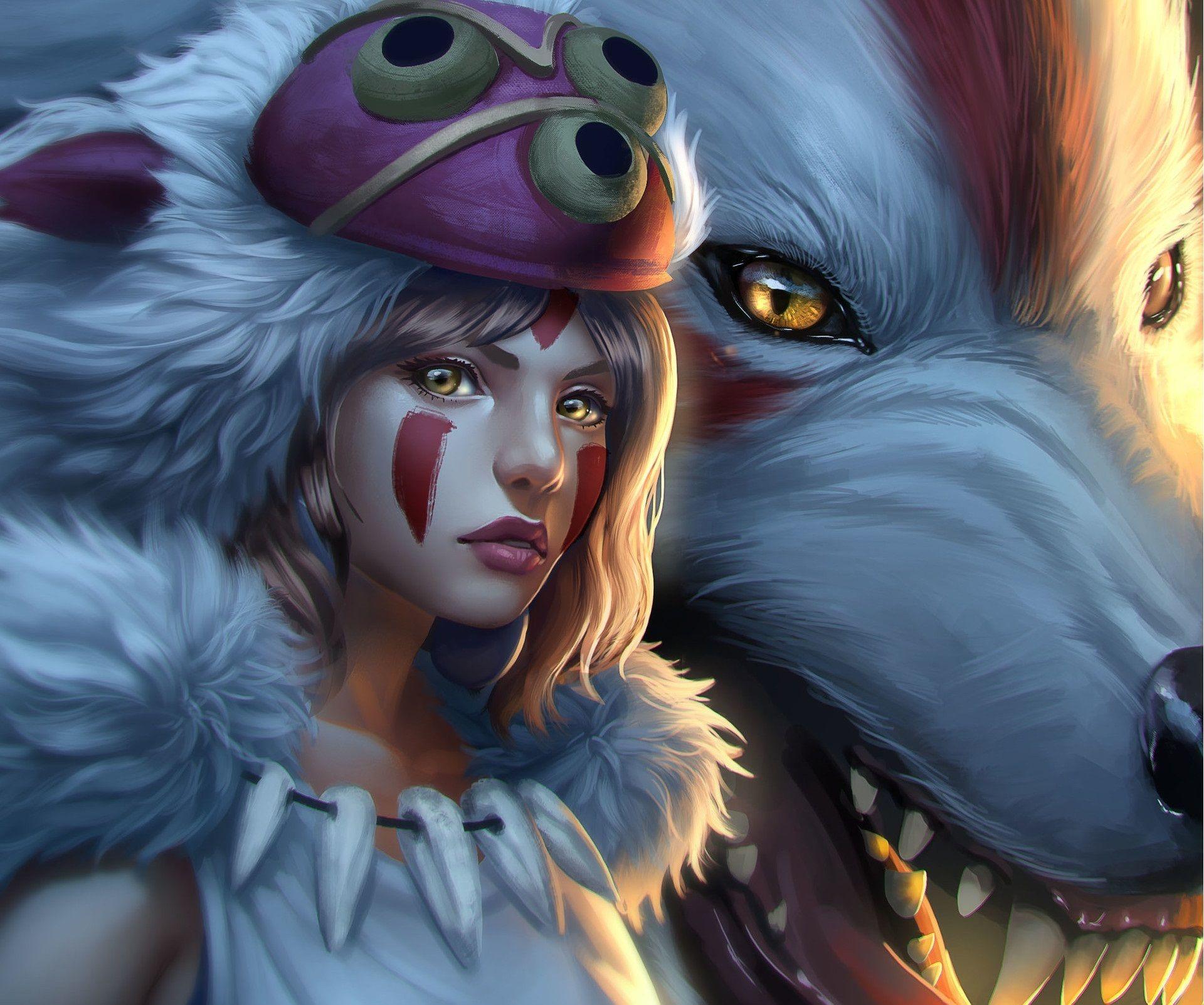 1920x1602 Princess Mononoke Wallpaper Mononoke Fan Art, HD
