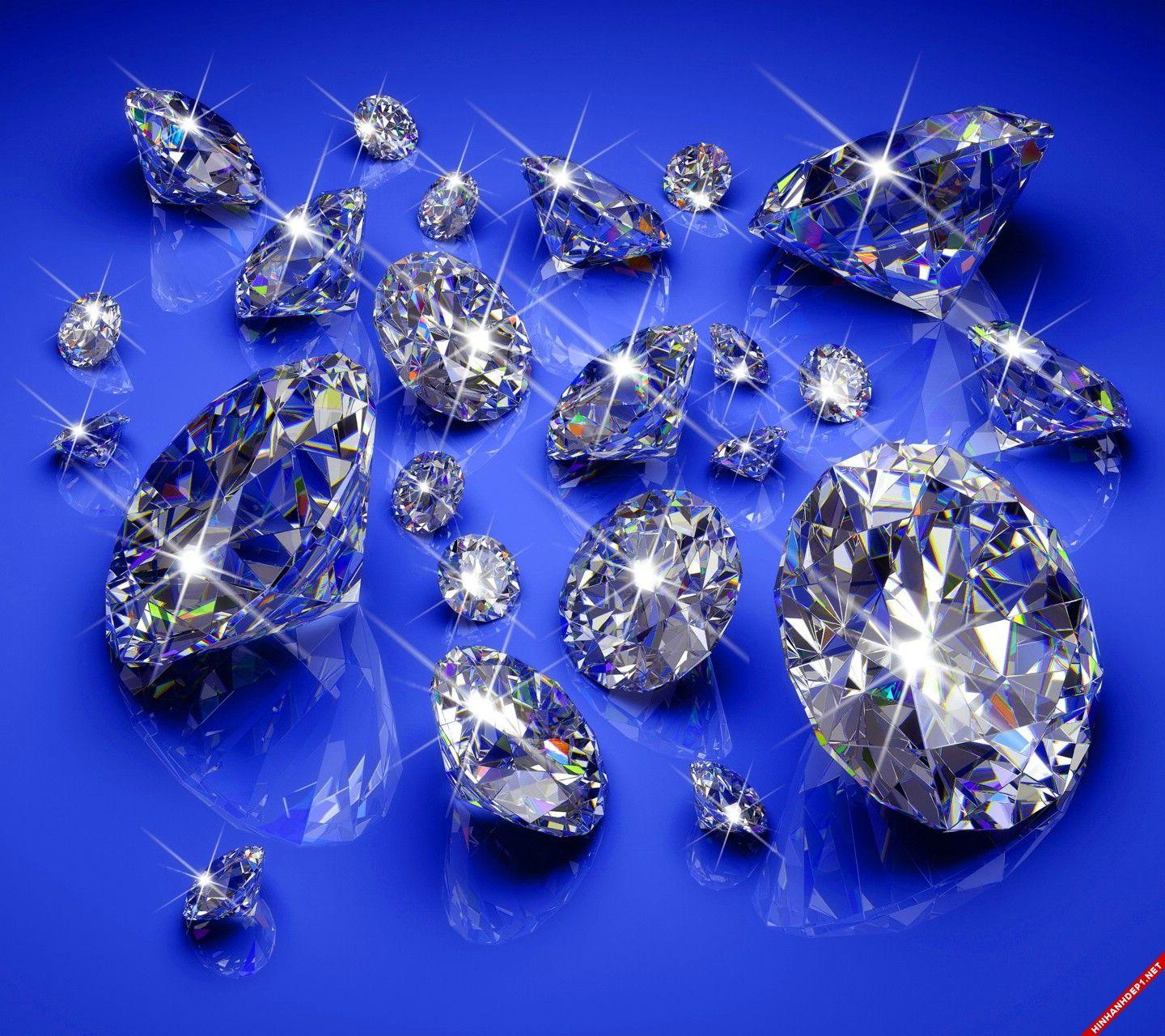 Royal Blue Diamond Background