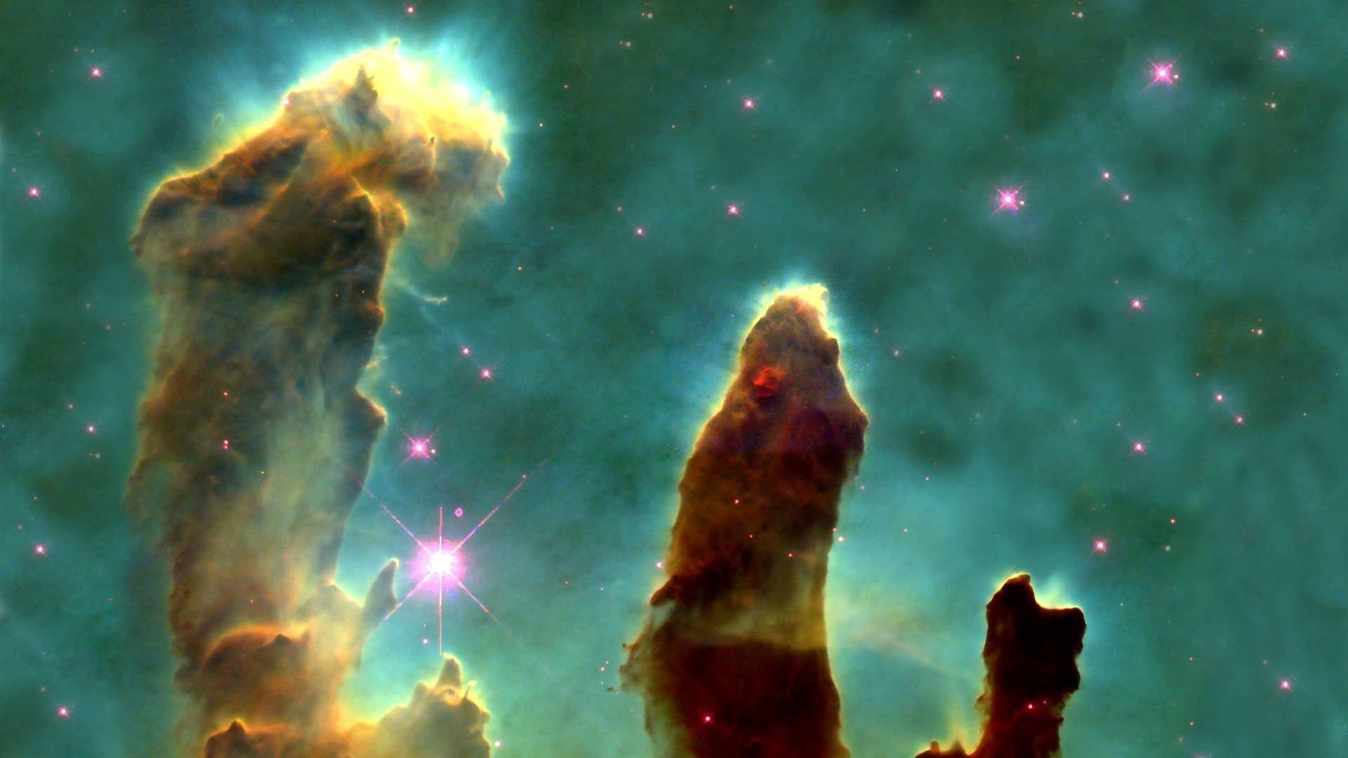 1920x1080 Pillars Of Creation Infrared Wallpaper