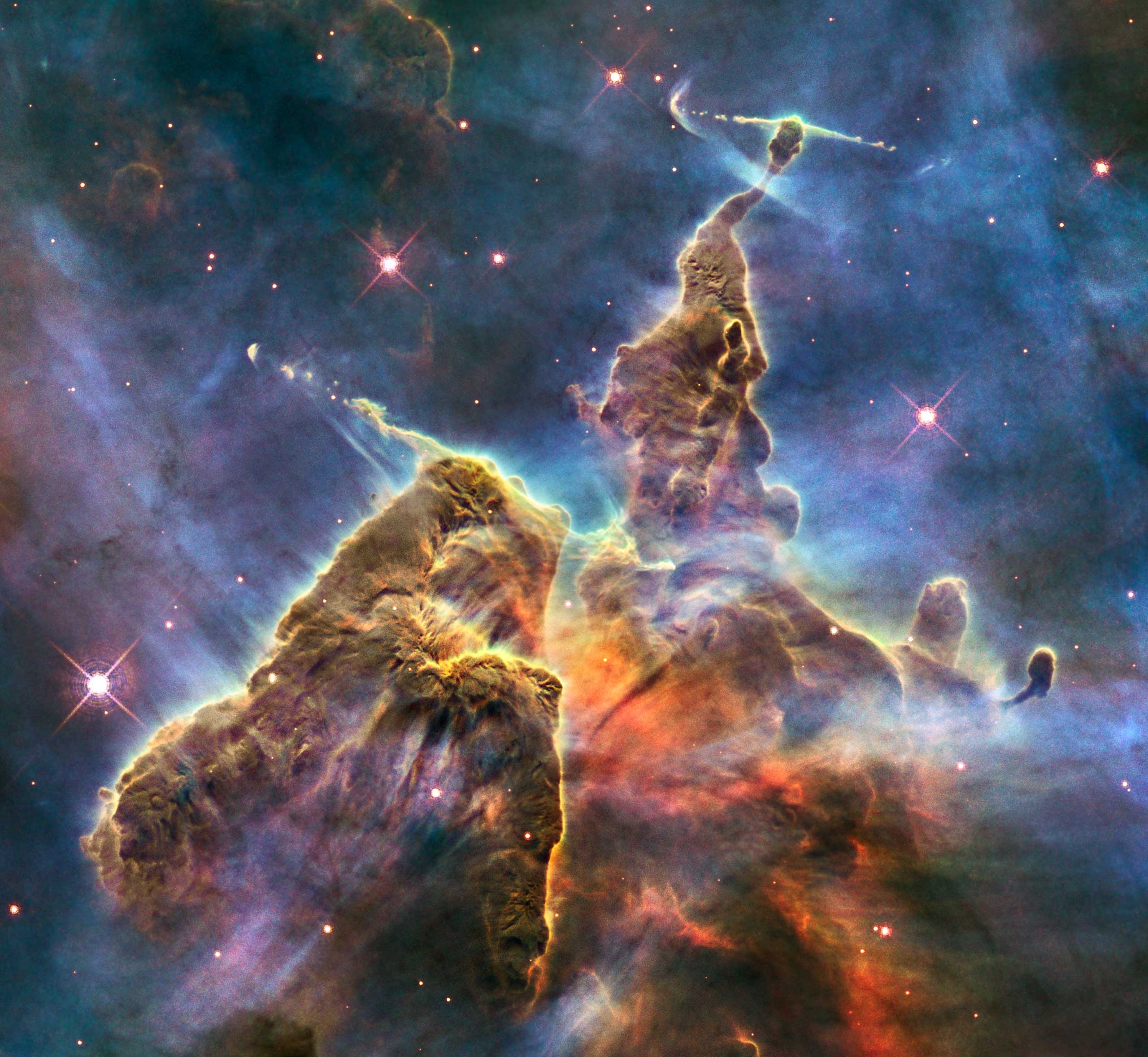 2560x2357 Pic. Pillars Of Creation Wallpaper