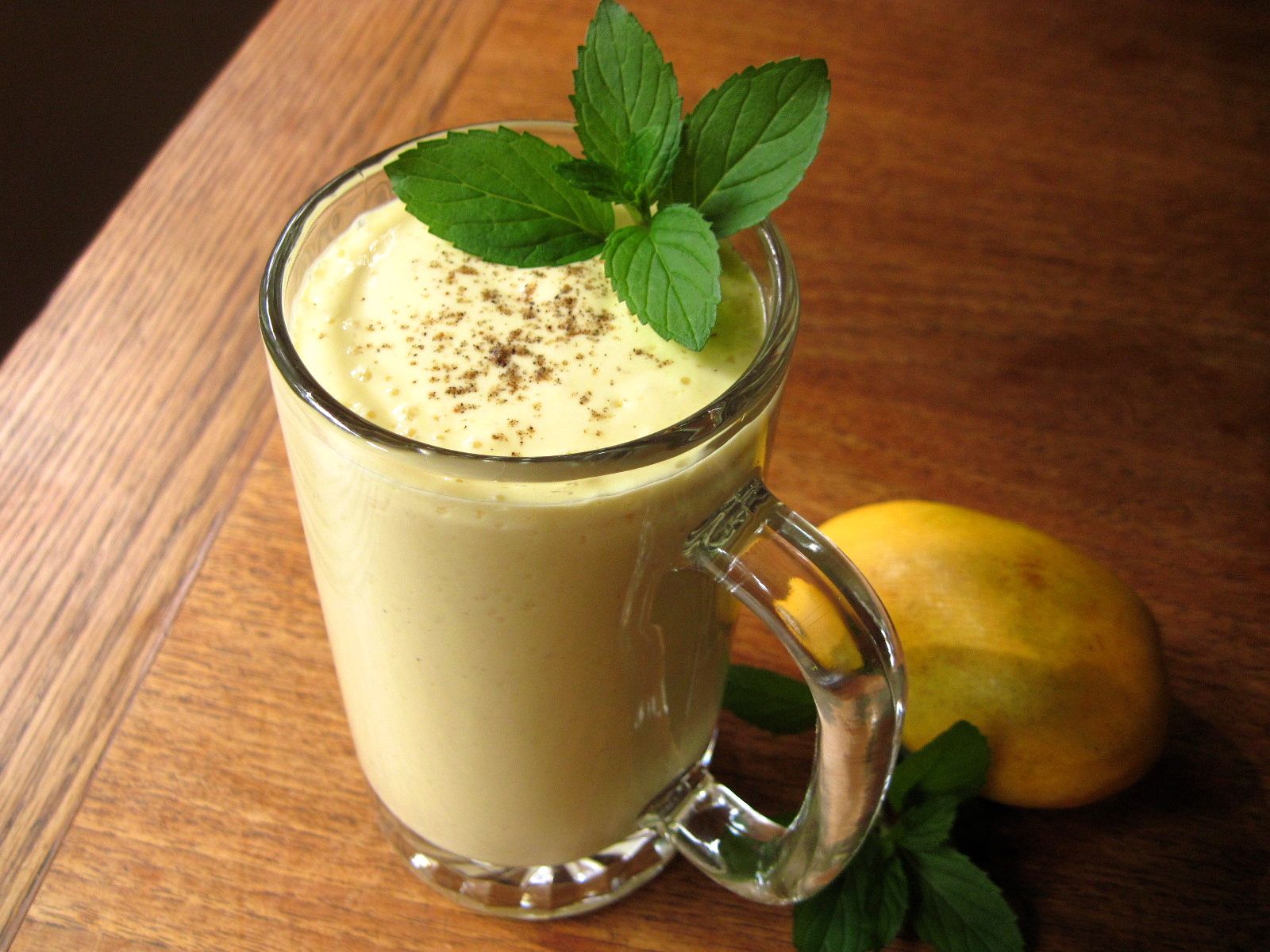 1600x1200 Mango Lassi with Cardamom and Honey