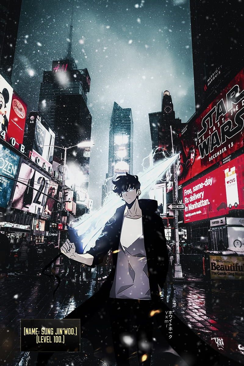 800x1200 Sung jin woo, anime, manga, manwha
