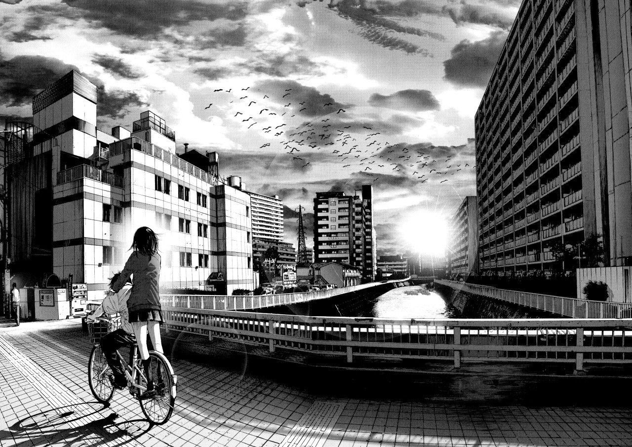 1280x906 Anime monochrome manga oyasumi Gaming