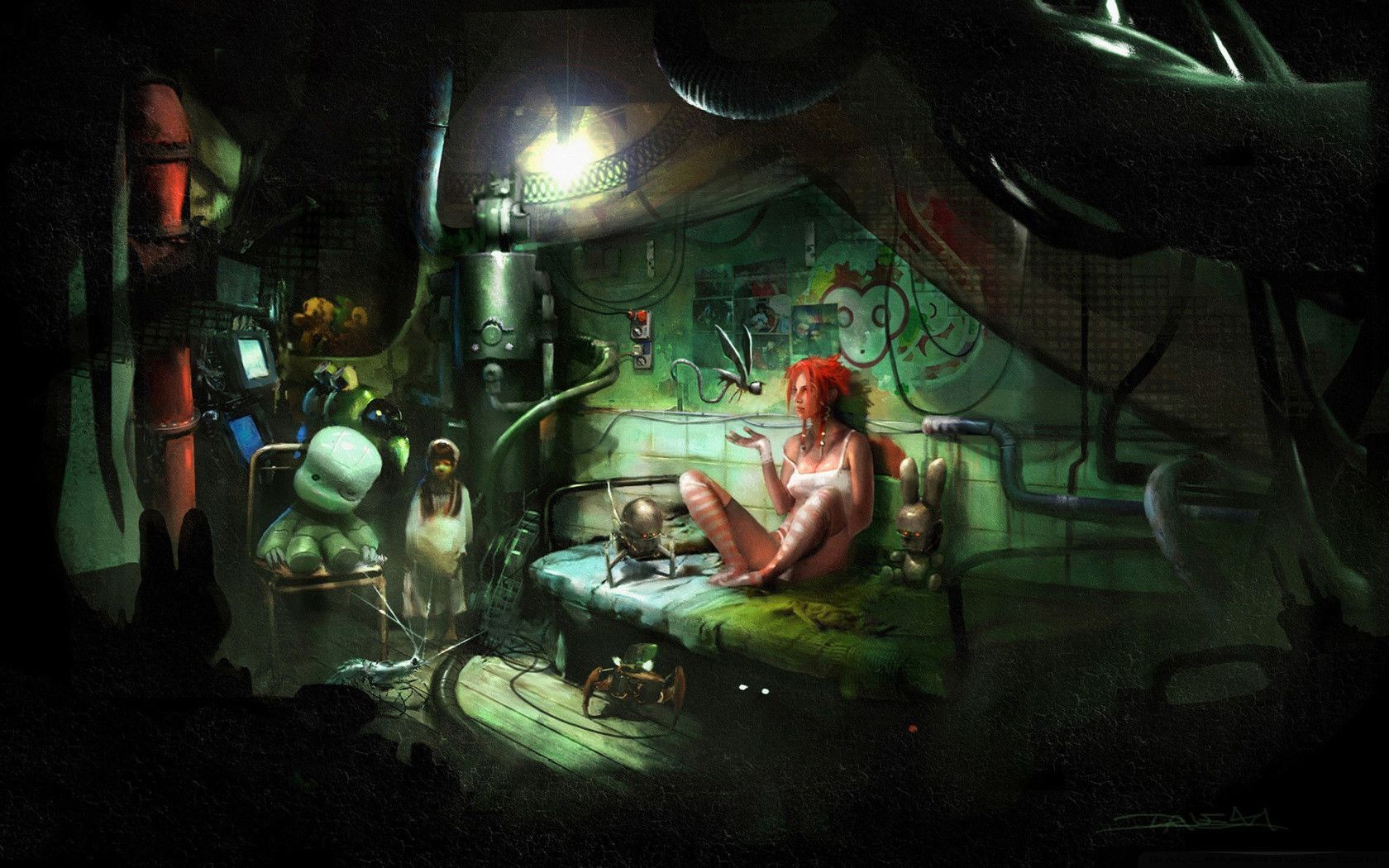 1680x1050 Netrunner Esque HD Wallpaper For Custom