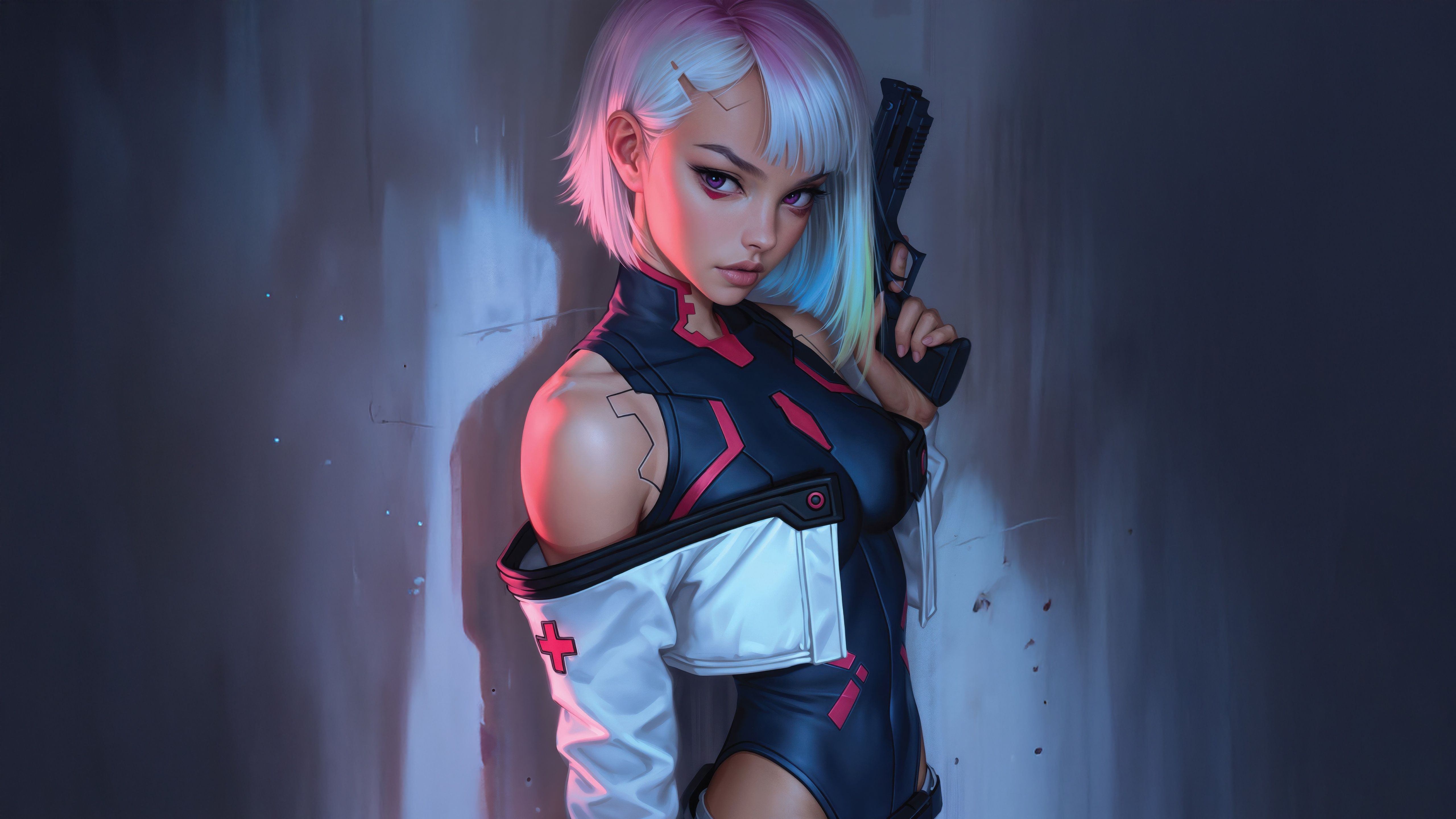 5120x2880 Wallpaper cyberpunk, lucy, 2077