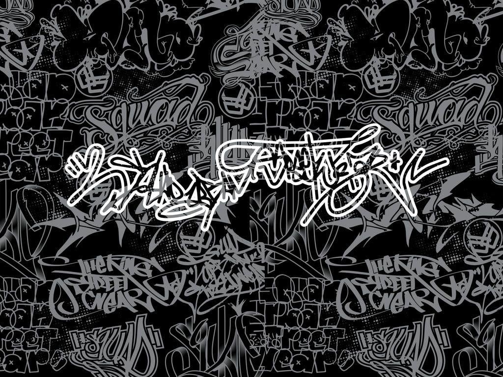 Download Black And White Graffiti Era Wallpaper  Wallpaperscom