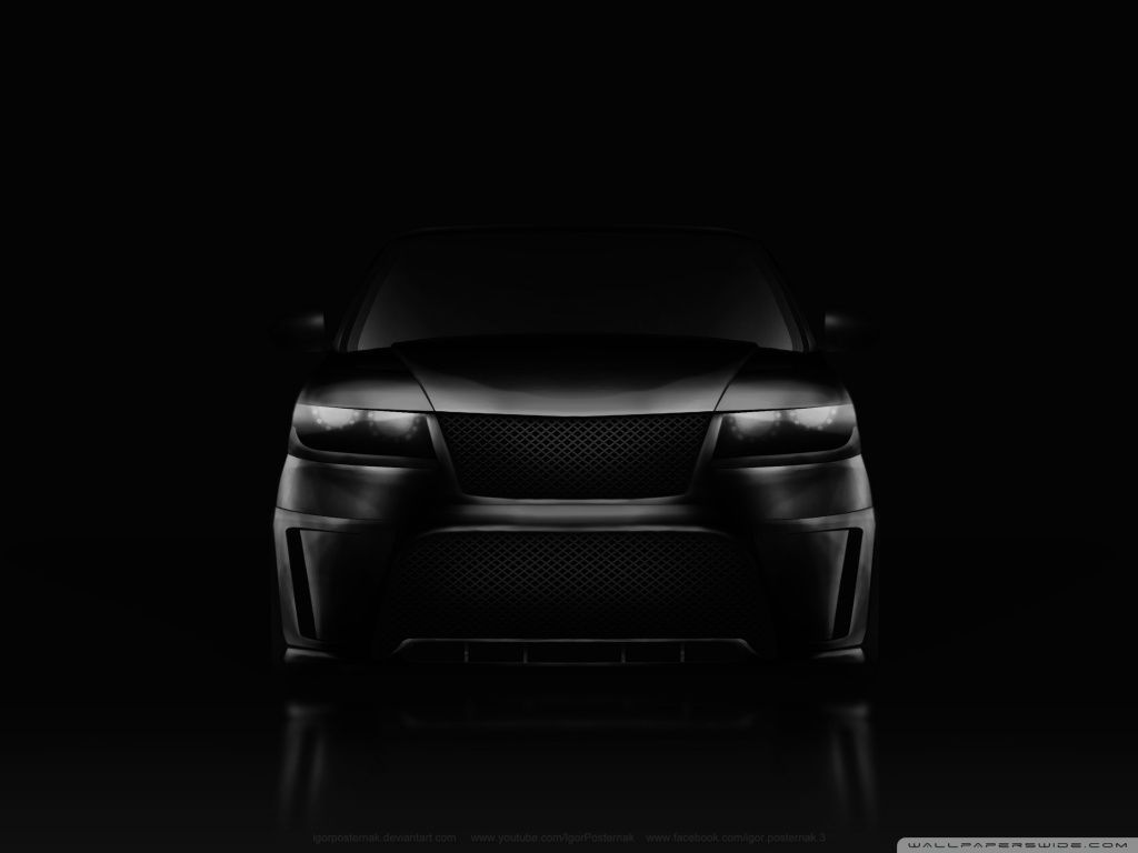 1024x768 Black SUV Wallpaper