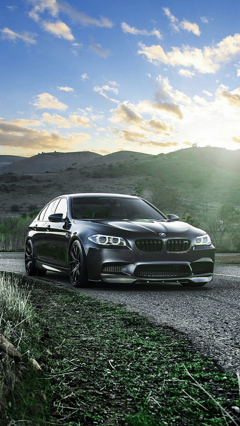 800x1422 HD black bmw m5 sedan wallpaper