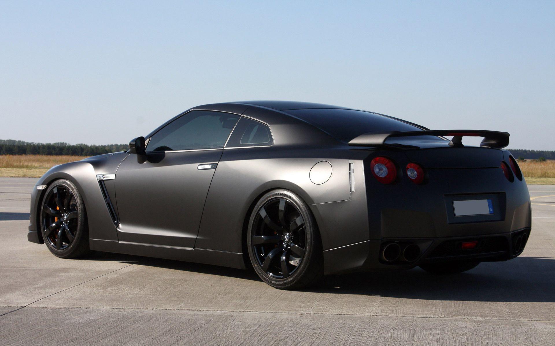 1920x1200 Free download Black Nissan GTR Wallpaper Photo Wallpaper