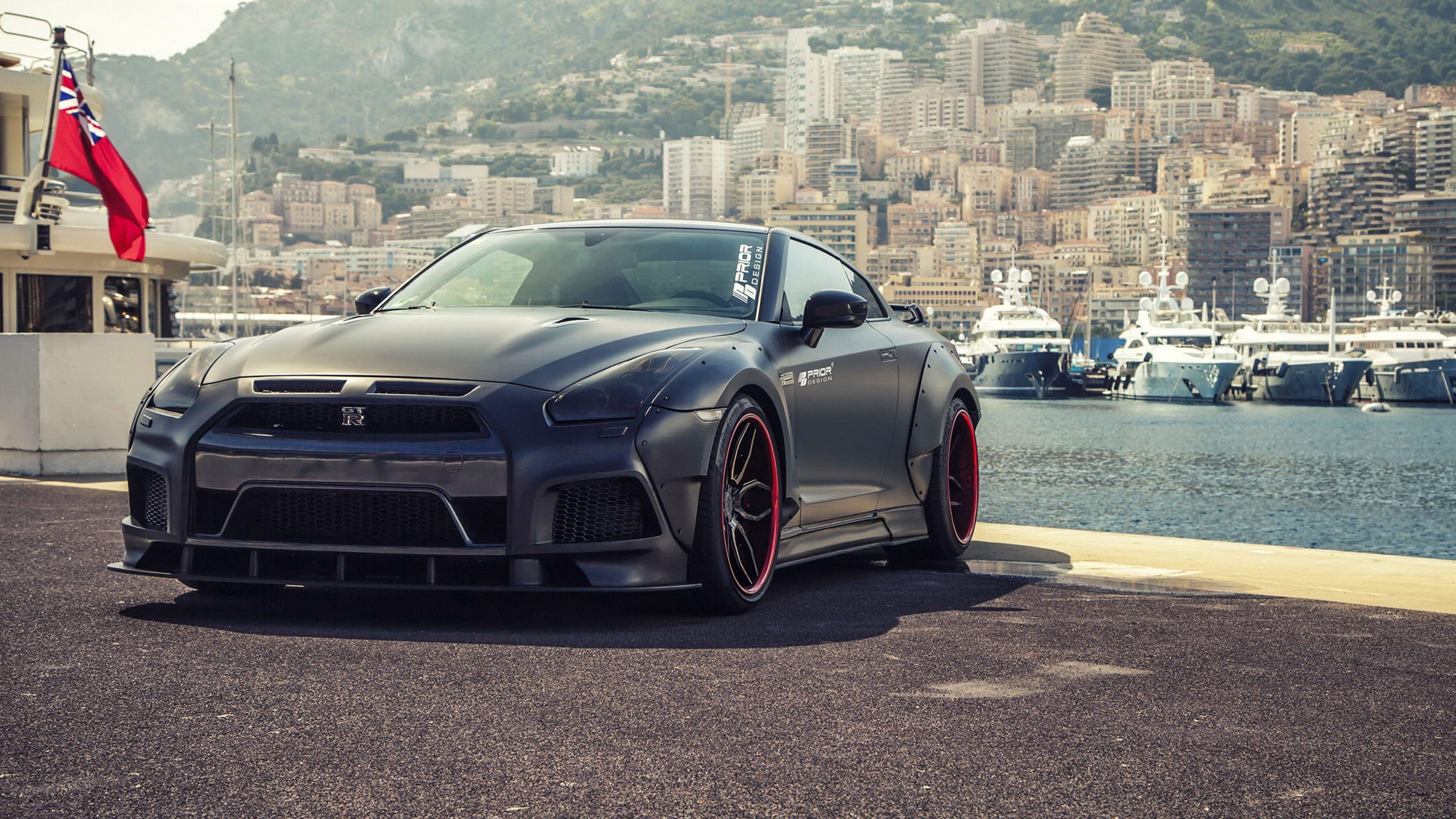 3840x2160 Nissan GtR Black, HD Cars, 4k Wallpaper, Image