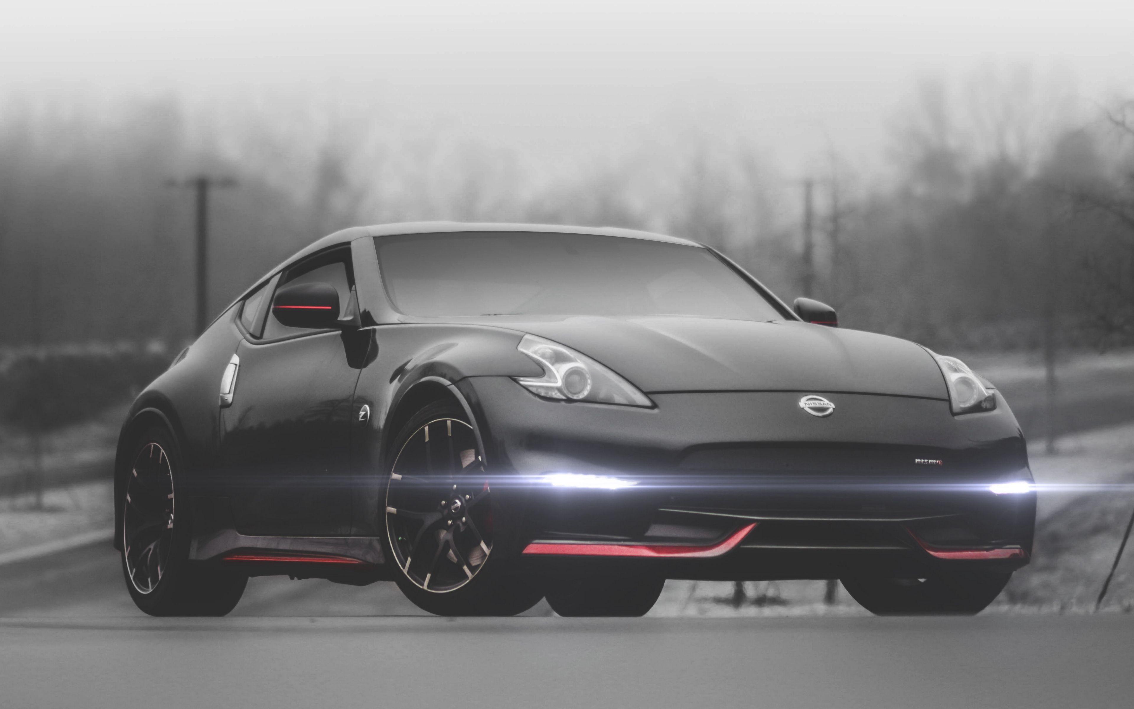 3840x2400 Download wallpaper 3840x2400 nissan 370z, nissan, car, black