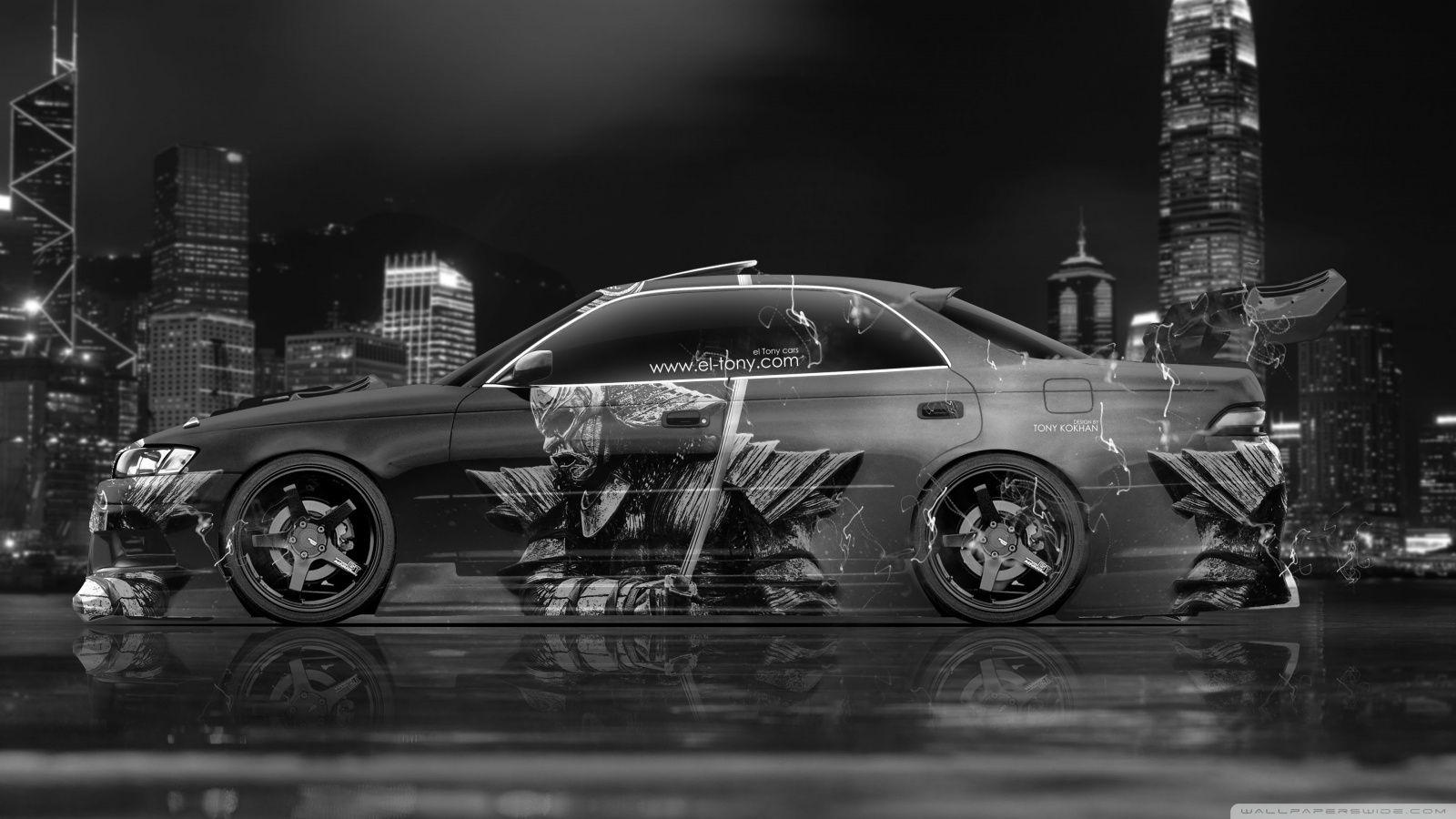 1600x900 Toyota White Car Wallpaper HD