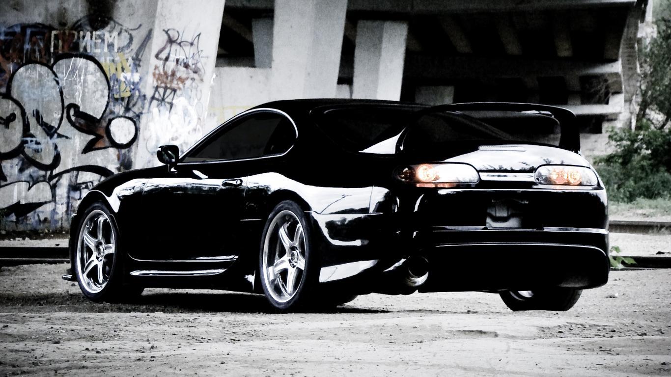 1366x768 Toyota Supra Wallpaper