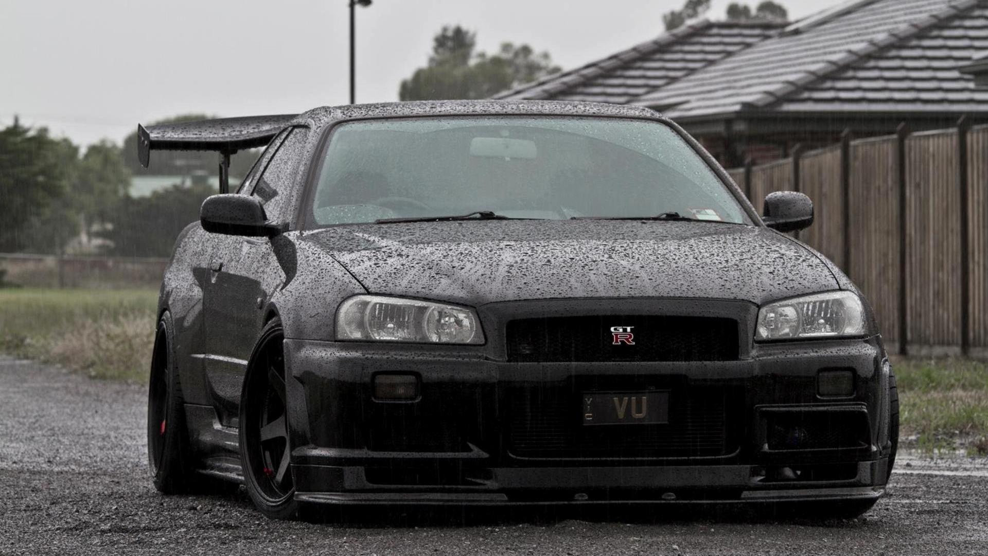 1920x1080 Black Nissan GT R R35 HD Wallpaper