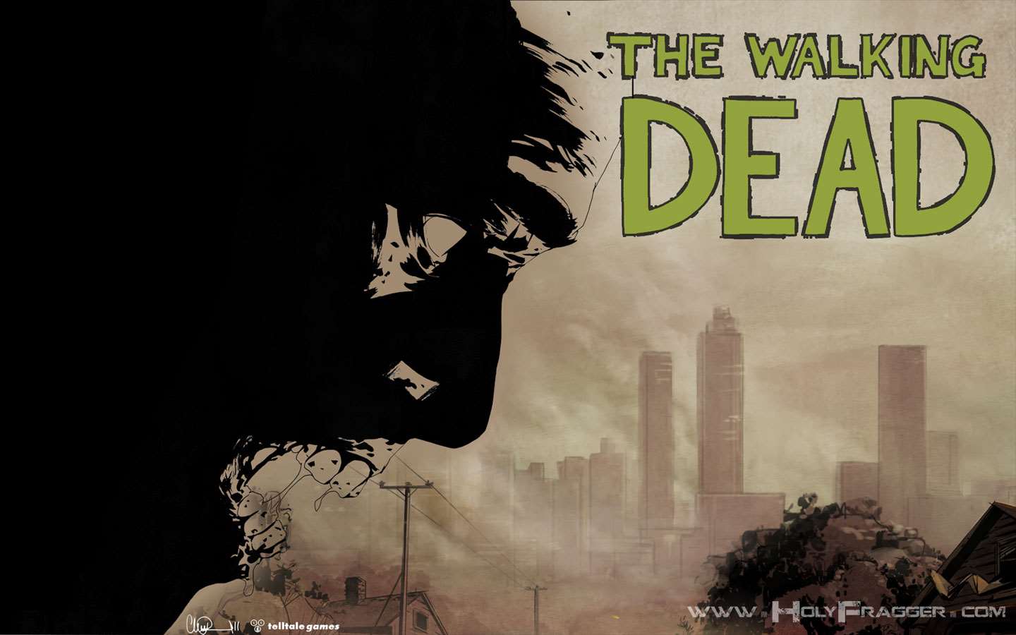 1440x900 Walking Dead Video Game Wallpaper
