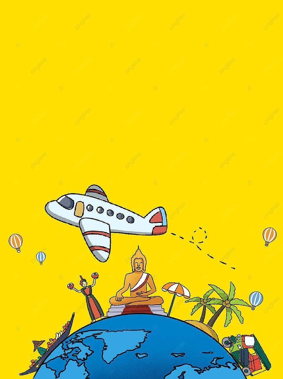 960x1283 Vacation Travel Ad Background Wallpaper
