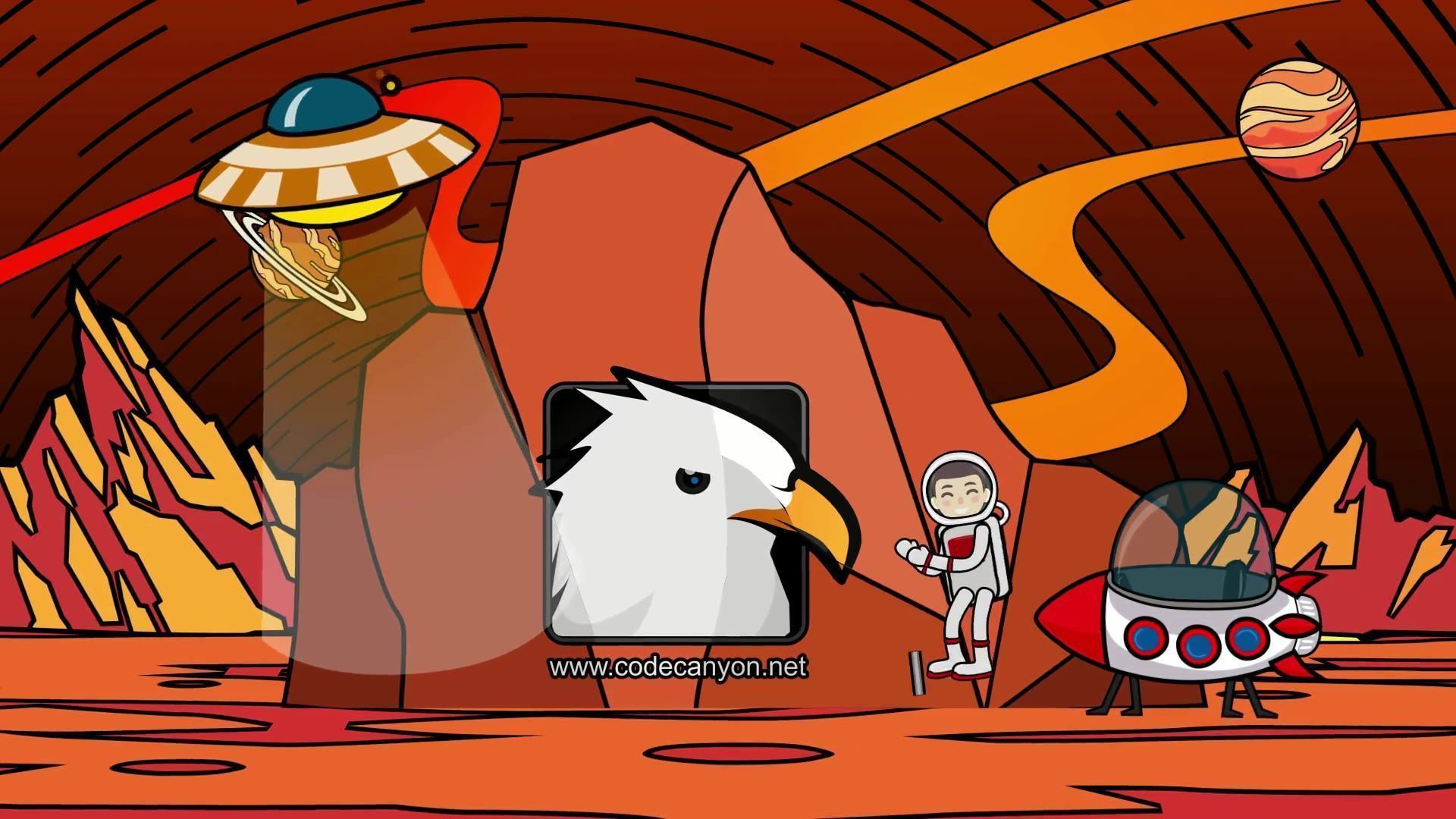 1920x1080 Cartoon Astronaut Space Travel 38633686