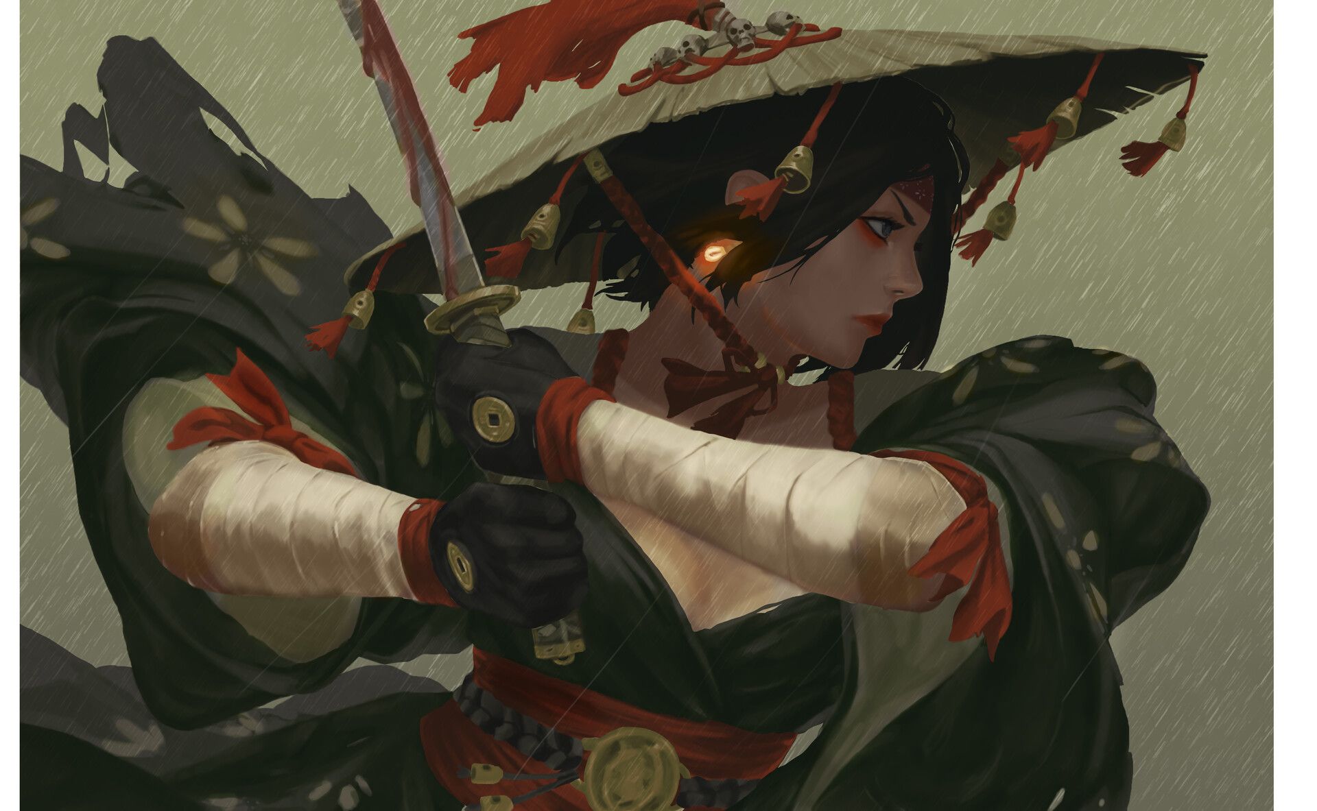 1920x1183 Guweiz (Z.W. Gu)'s piece, War