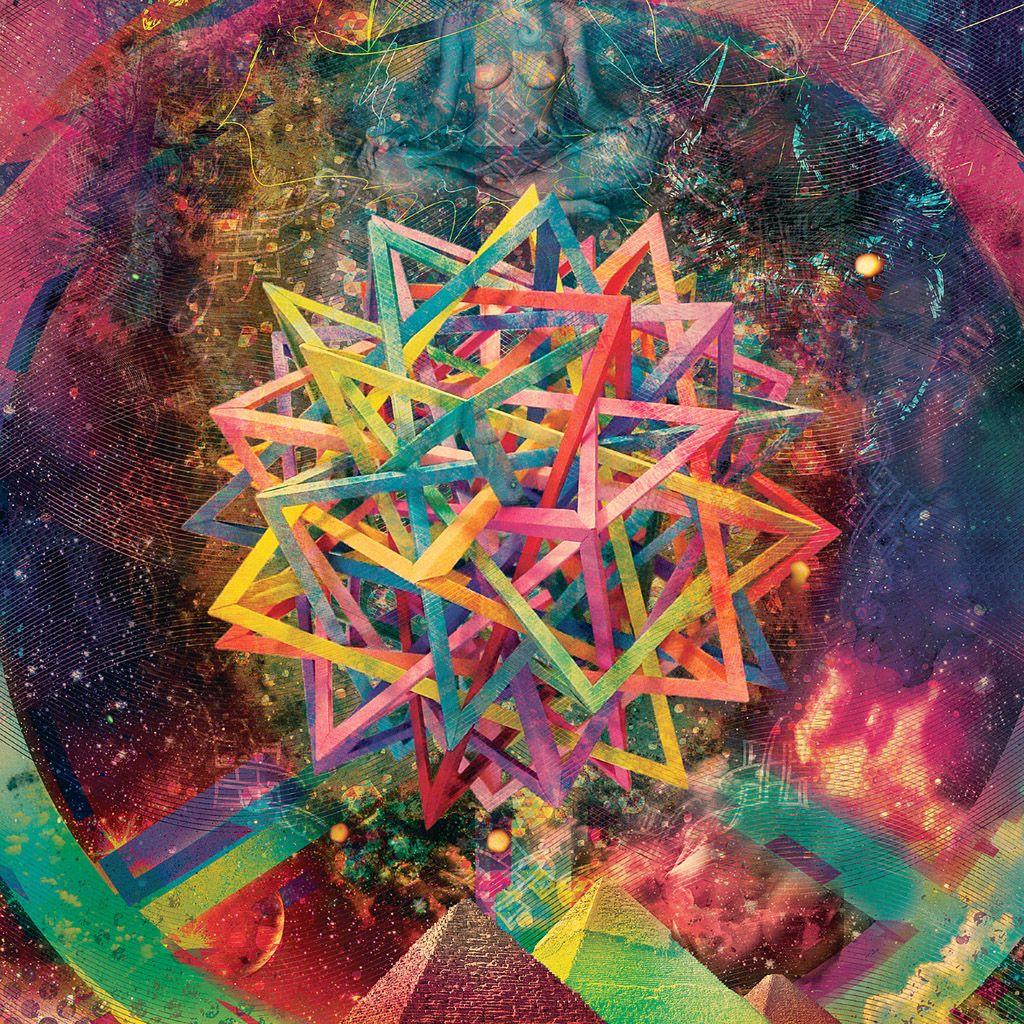 1024x1024 FREEIOS7. Abstract Psychedelic Art HD IPhone